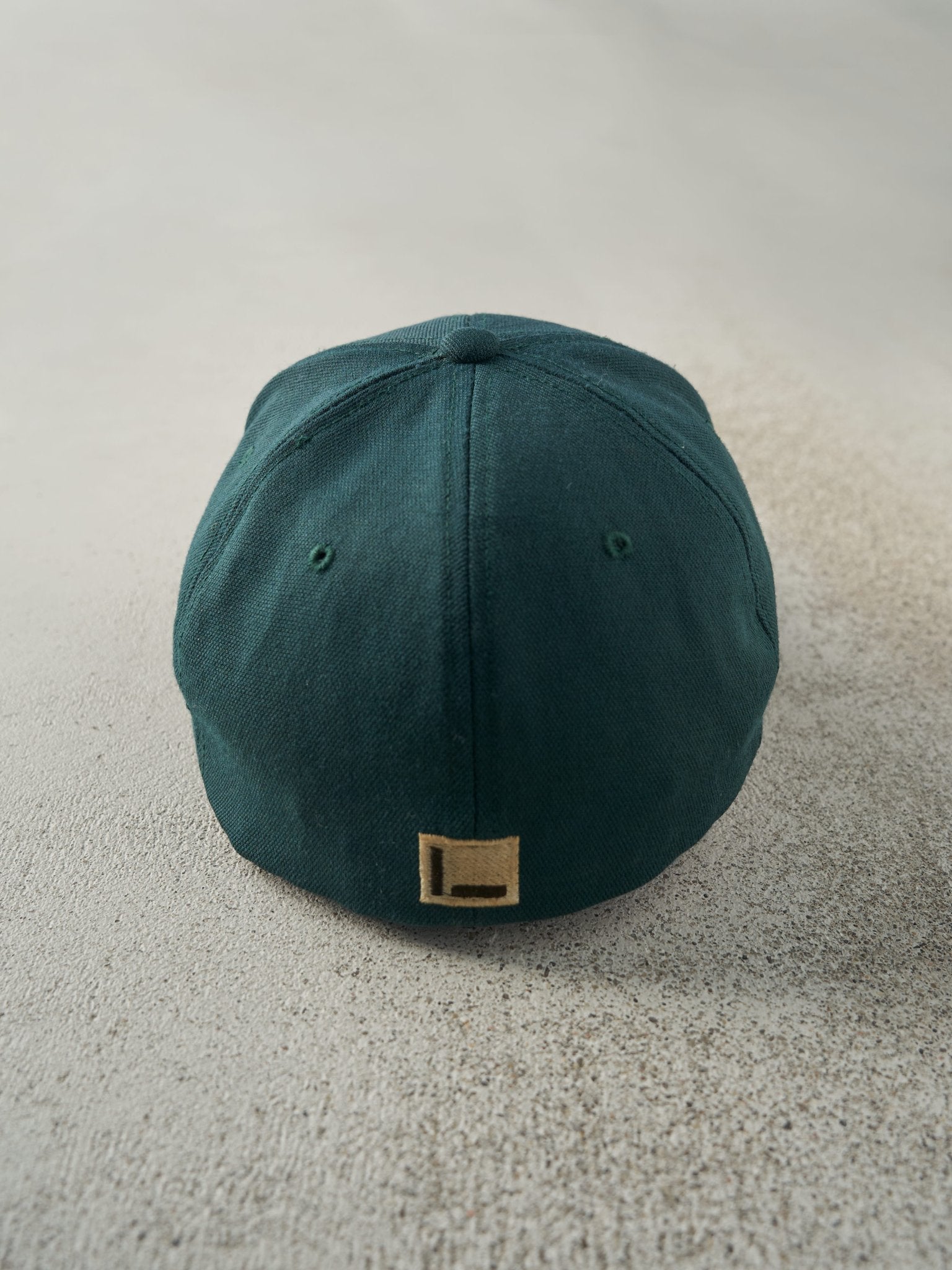 Vintage Y2K Green FuBu Embroidered Flexfit Hat (L/XL)