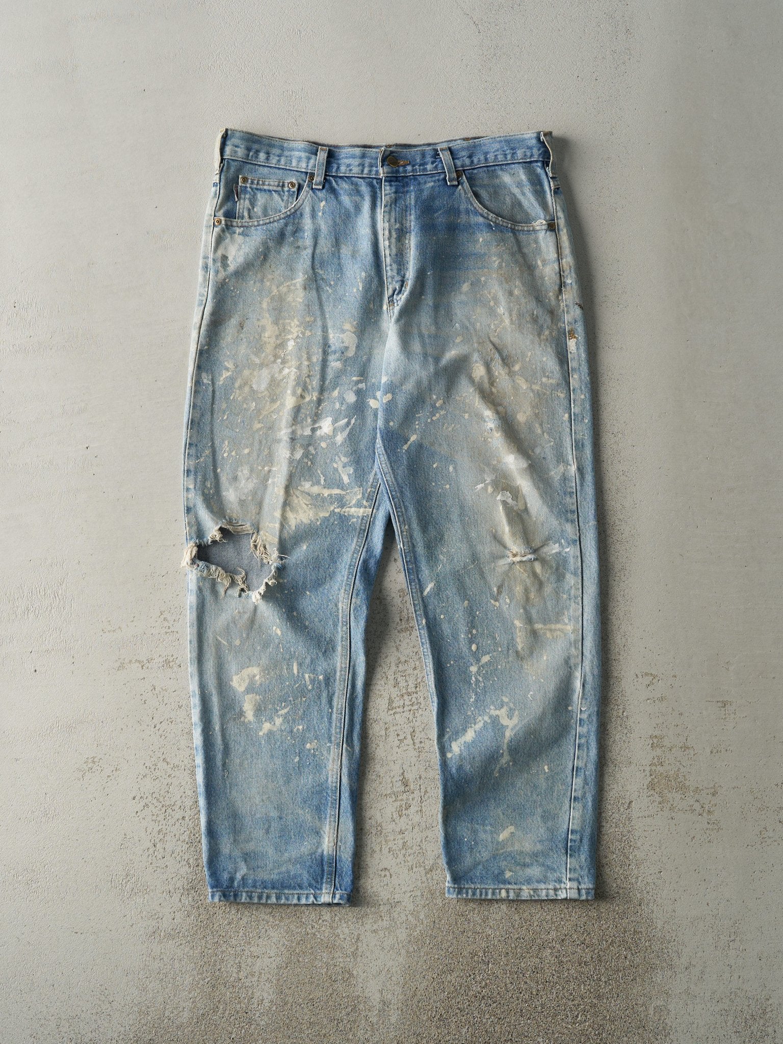 Vintage 90s Light Wash Carhartt Jeans (36x30)