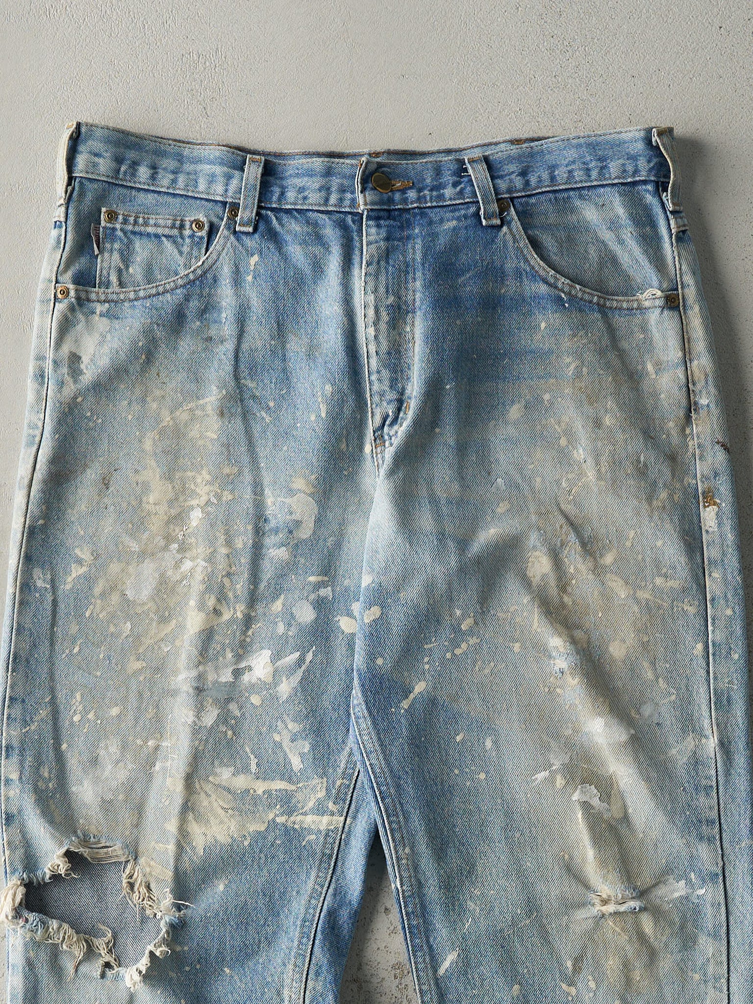 Vintage 90s Light Wash Carhartt Jeans (36x30)