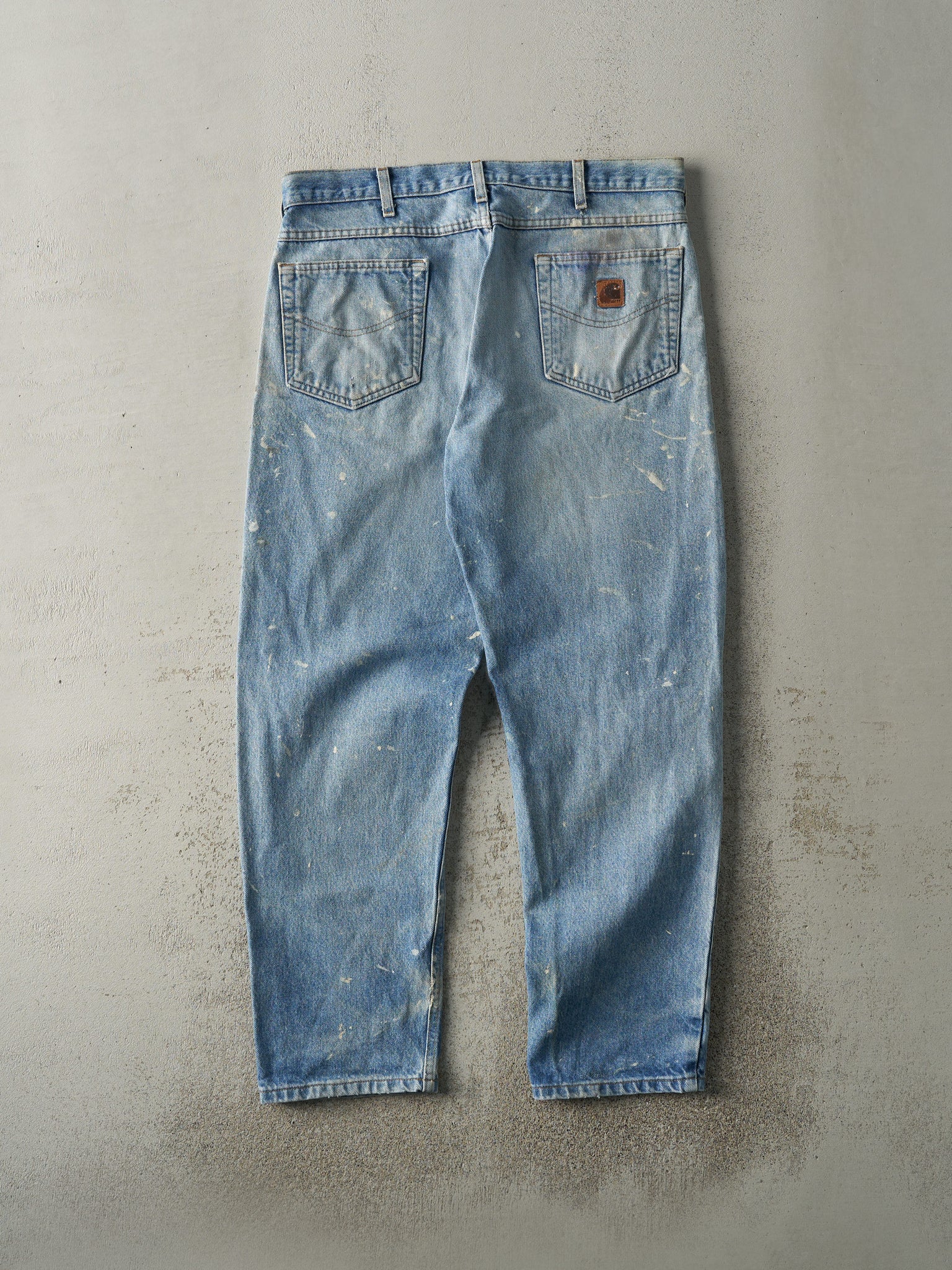 Vintage 90s Light Wash Carhartt Jeans (36x30)