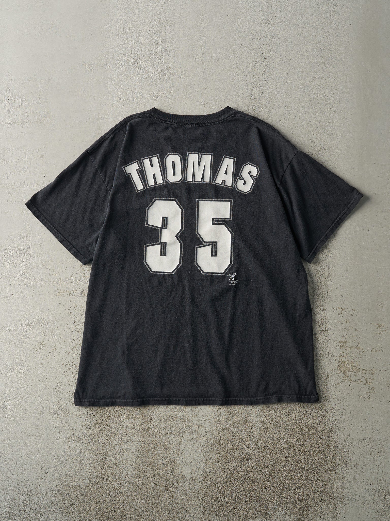 Vintage 04' Black Chicago White Sox Frank Thomas #35 Tee (L)