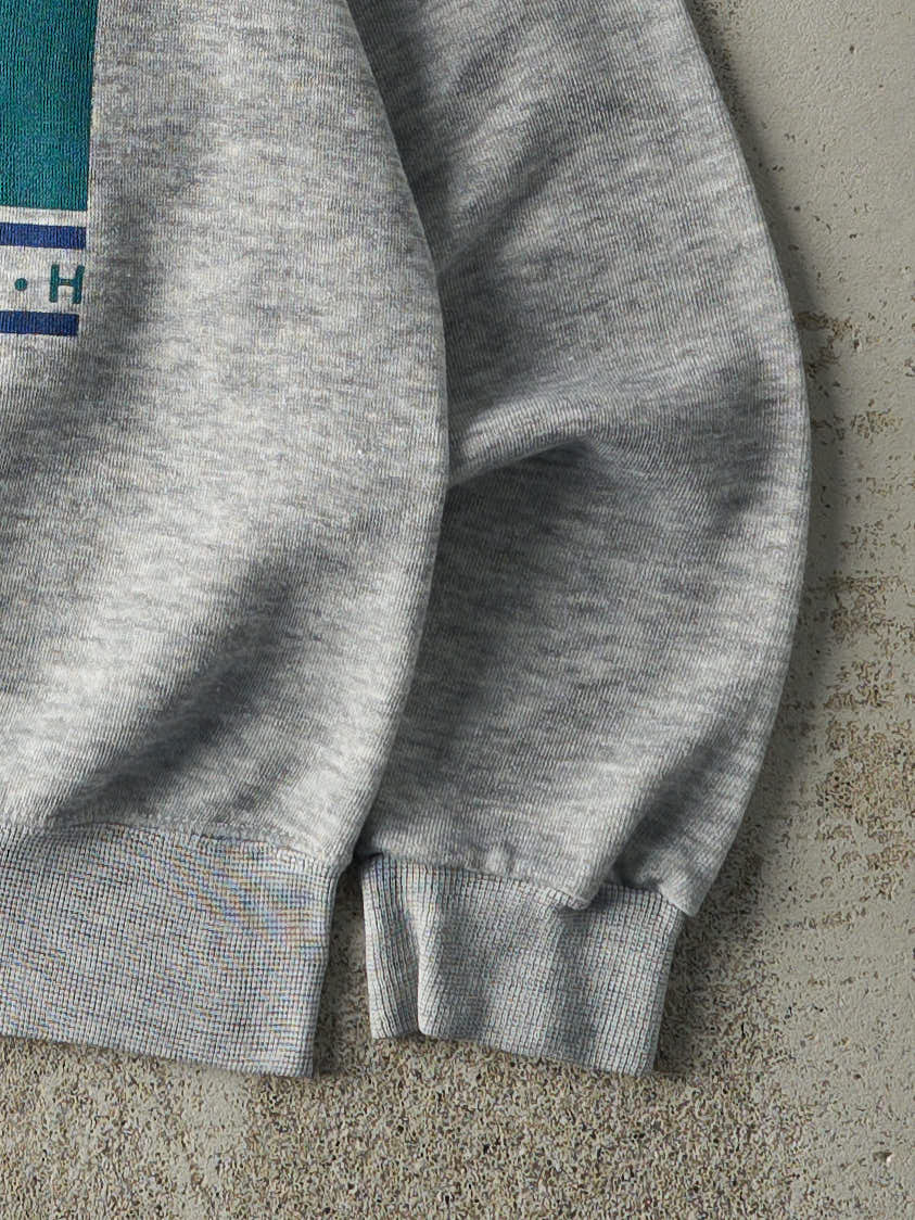 Vintage 90s Grey Thrift Drug Classic Bike Crewneck (S)