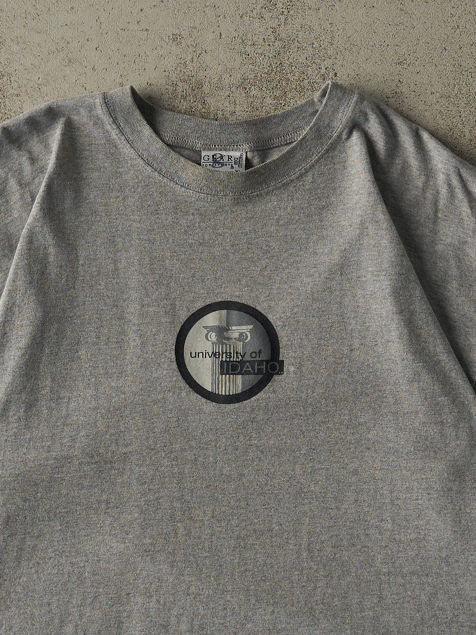 Vintage 90s Grey University of Idaho Tee (XL/XXL)