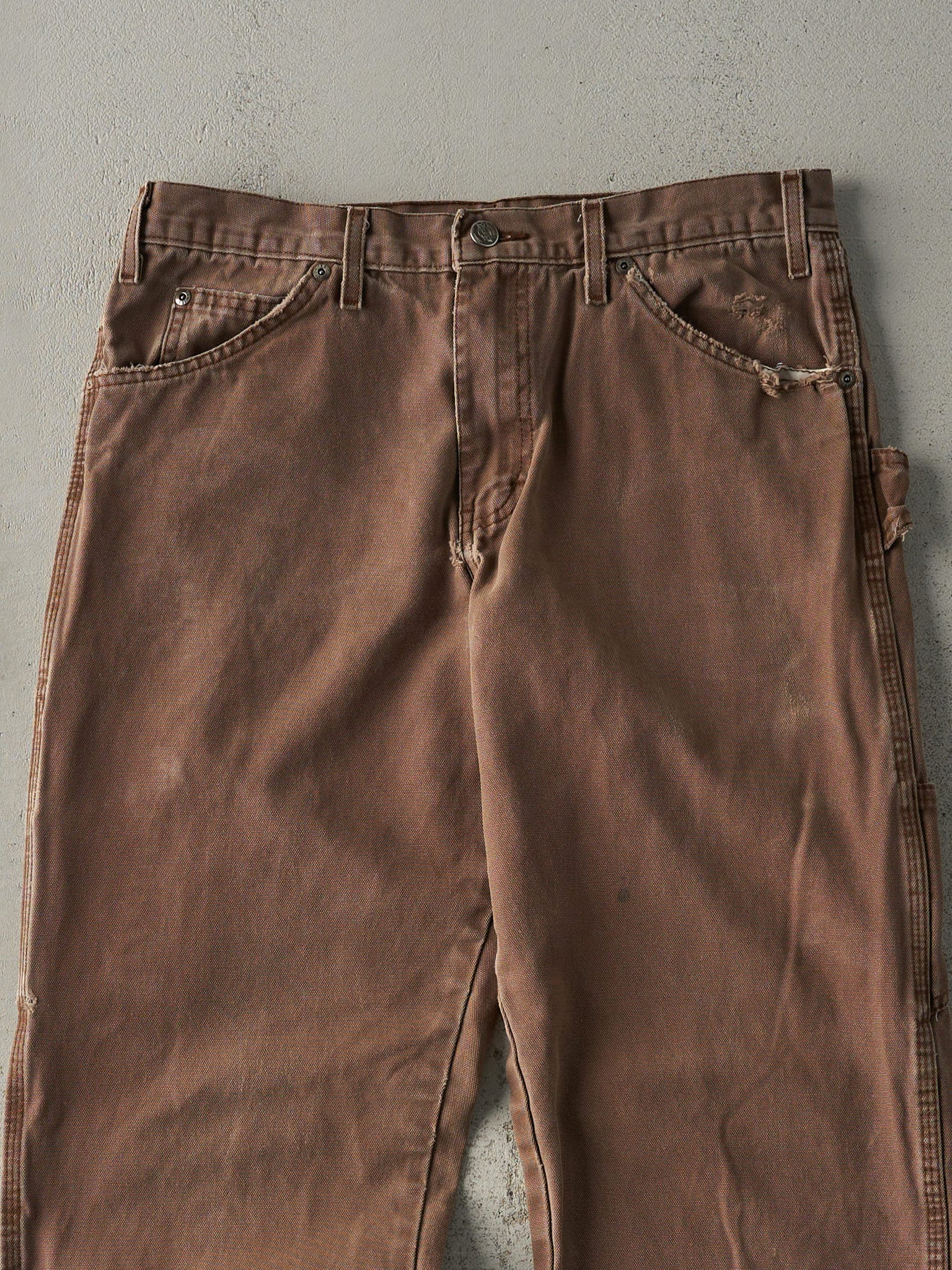 Vintage 90s Brown Dickies Carpenter Pants (32x31)