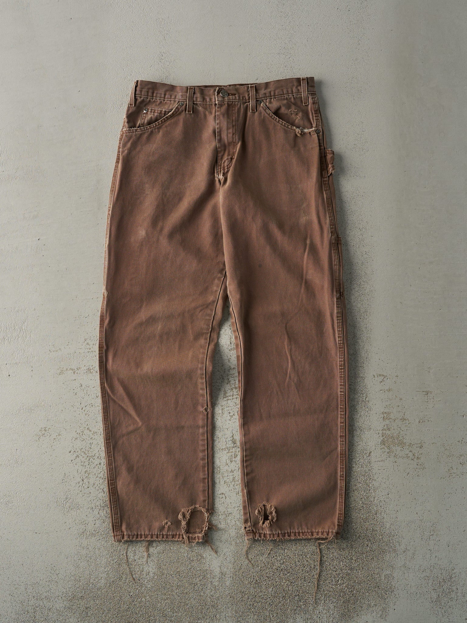 Vintage 90s Brown Dickies Carpenter Pants (32x31)