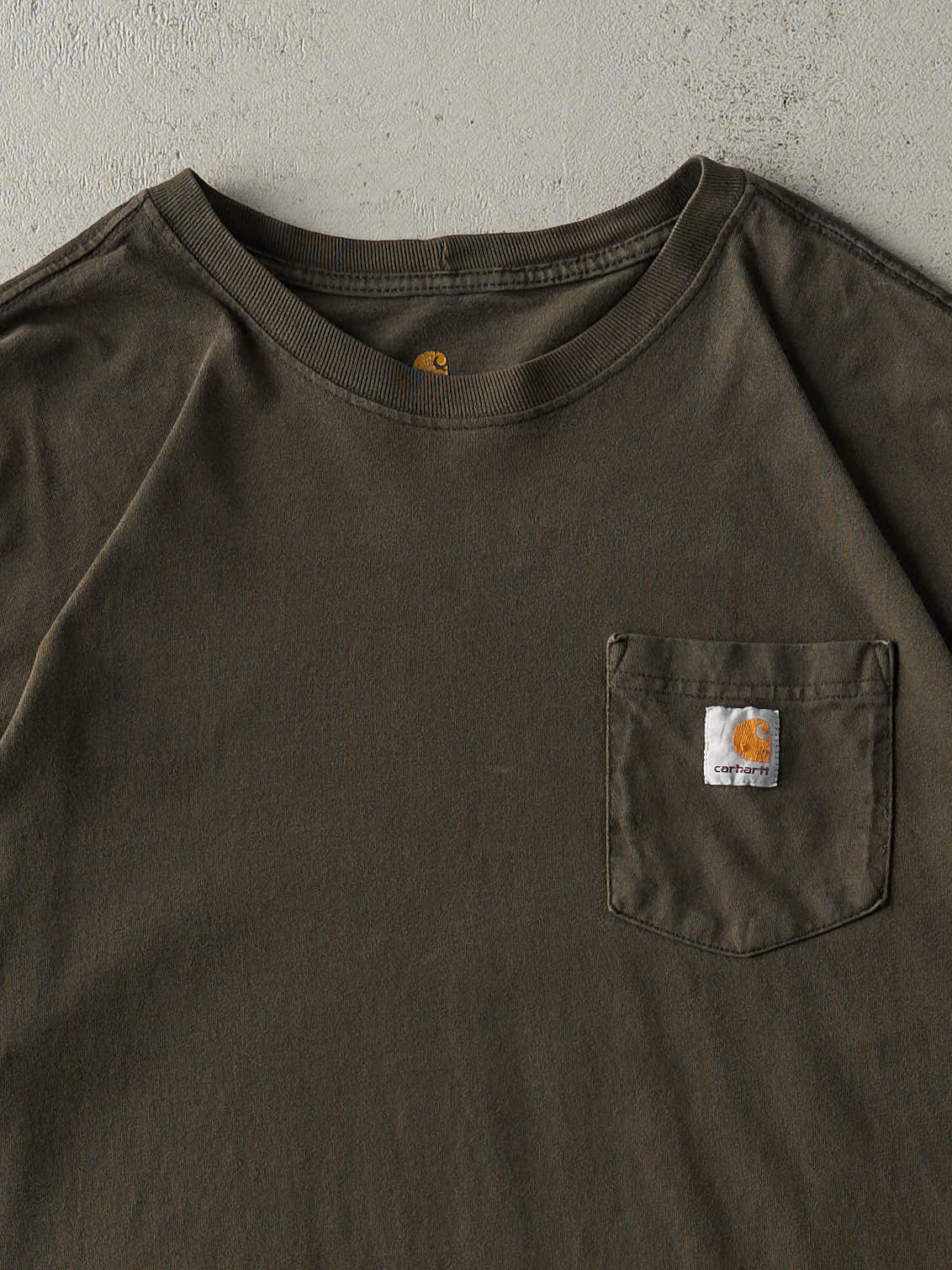 Vintage Y2K Green Carhartt Pocket Tee (L/XL)