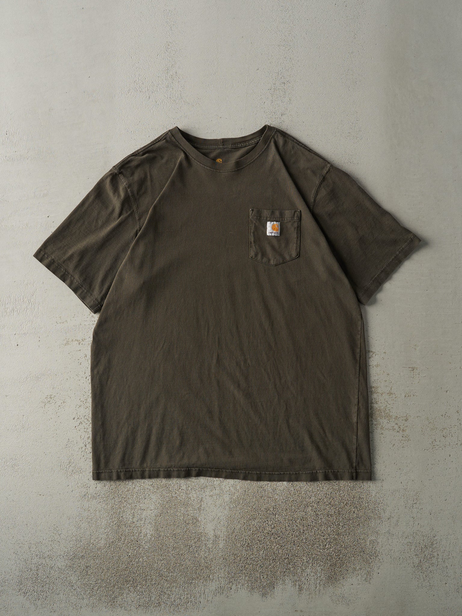 Vintage Y2K Green Carhartt Pocket Tee (L/XL)