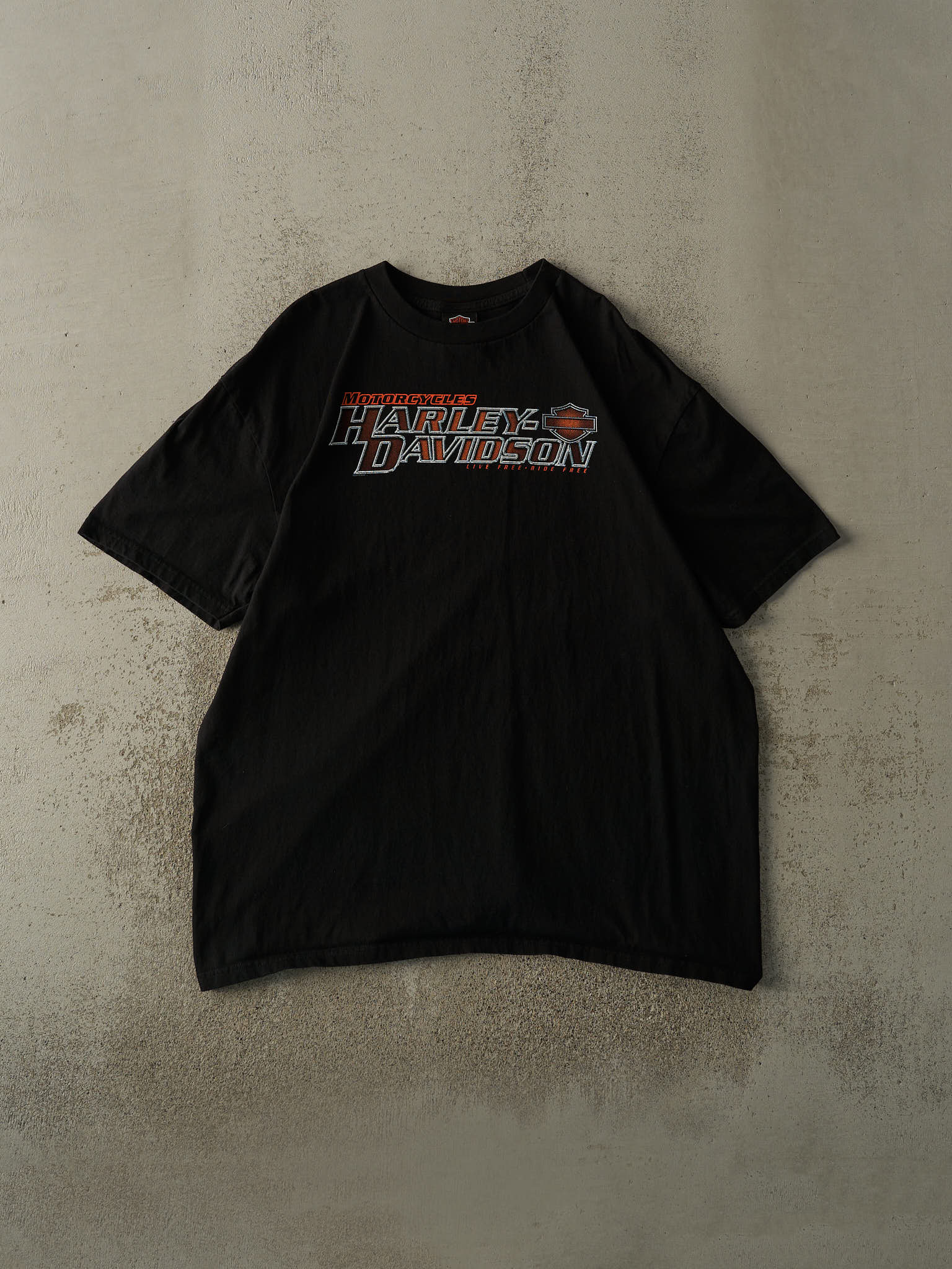 Vintage 10' Black Las Vegas NV Harley Davidson Tee (XL/XXL)