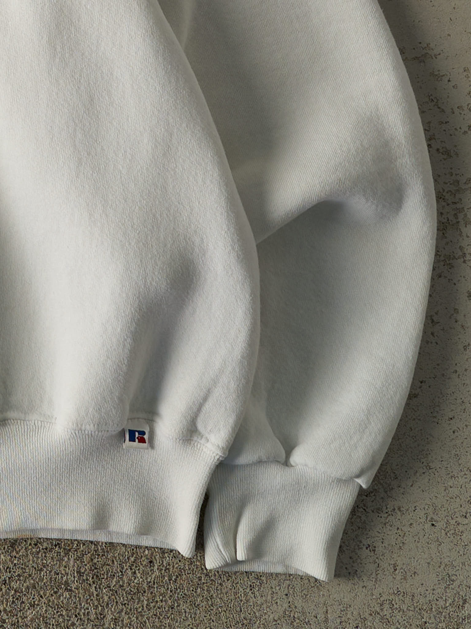 Vintage 90s White Michigan State University Russell Athletic Crewneck (XL)