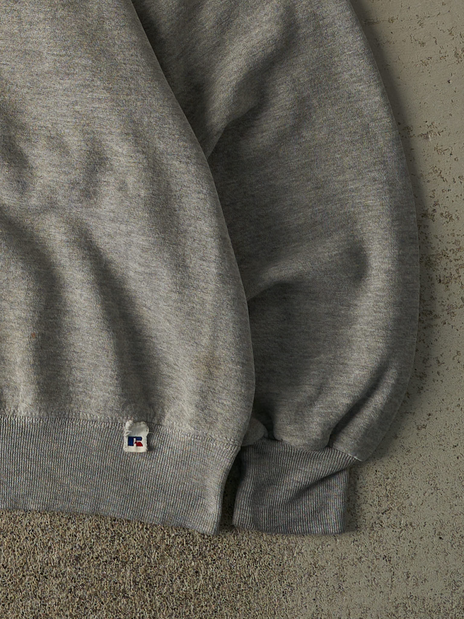 Vintage 90s Grey Blank Russell Athletic Boxy Crewneck (XL/XXL)