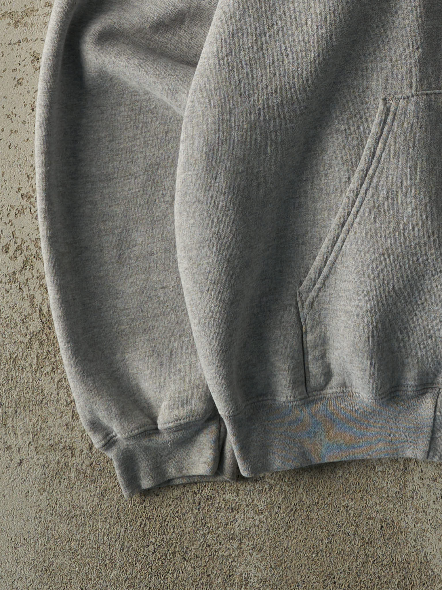 Vintage Y2K Heather Grey Carhartt Zip Up Hoodie (XXXL)