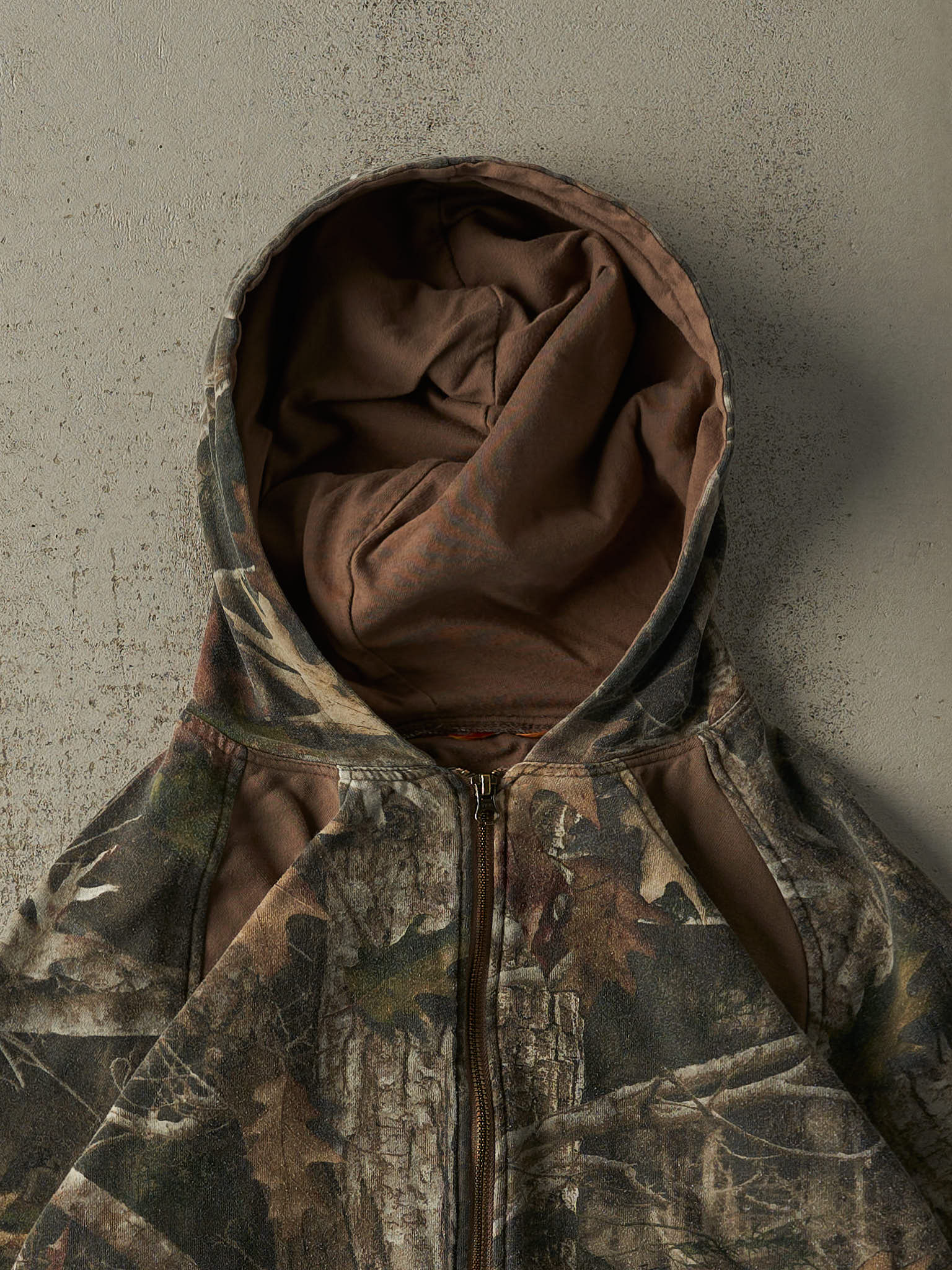 Vintage Y2K Camo SHE Zip Up Hoodie (L/XL)