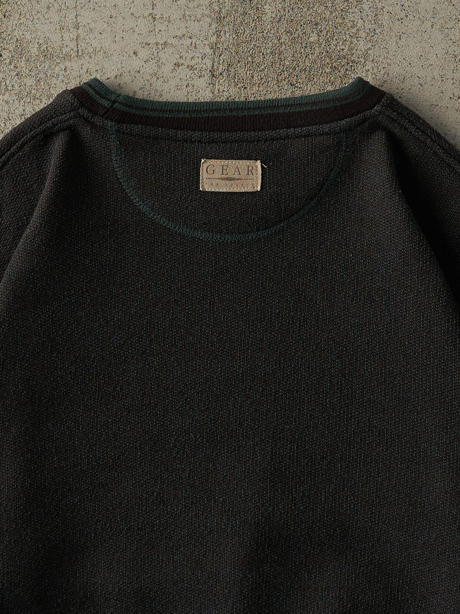 Vintage 90s Green Utah Jazz Embroidered Knit Crewneck (L/XL)