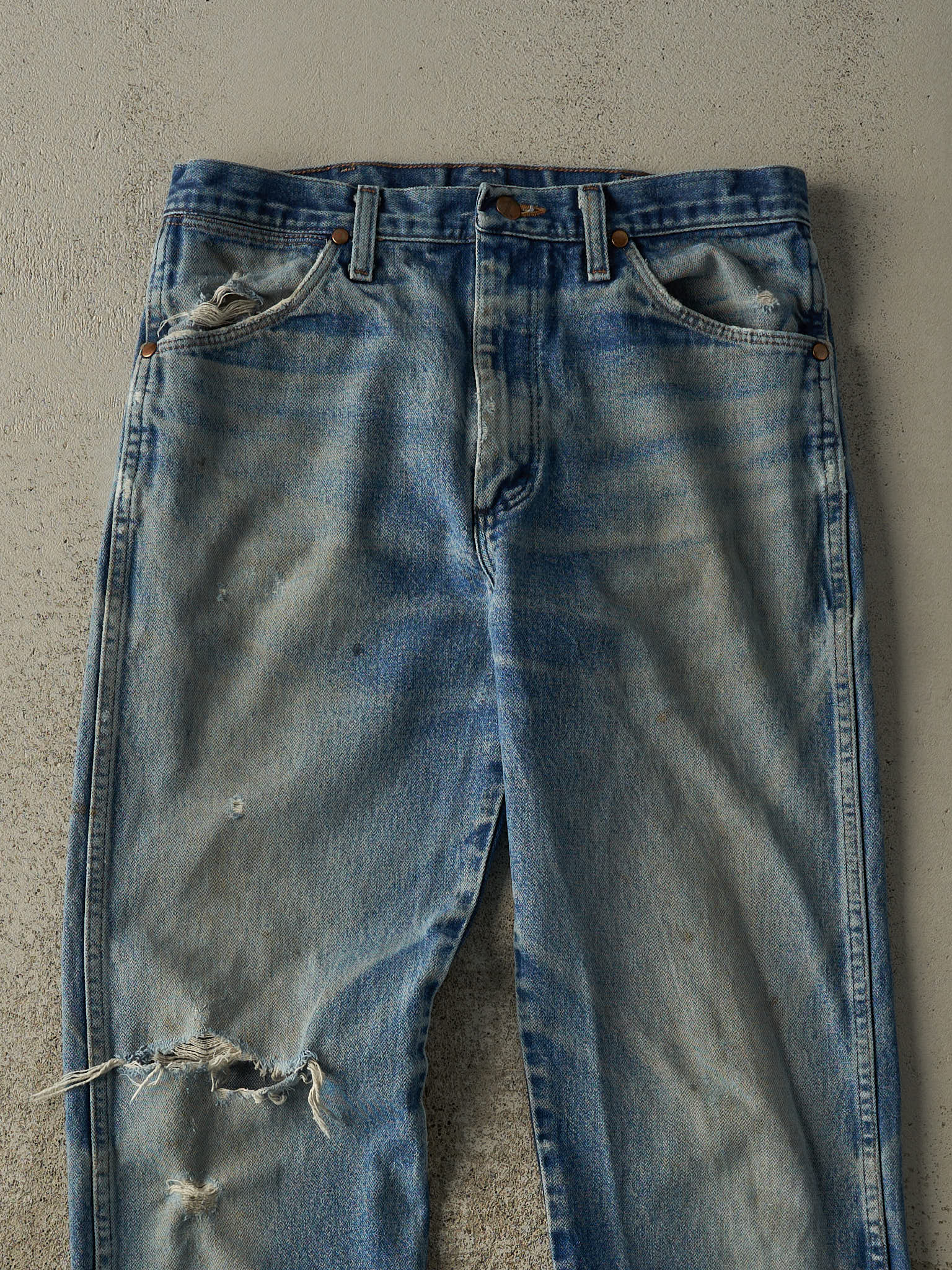 Vintage 80s Light Wash Wrangler Jeans (32x33)
