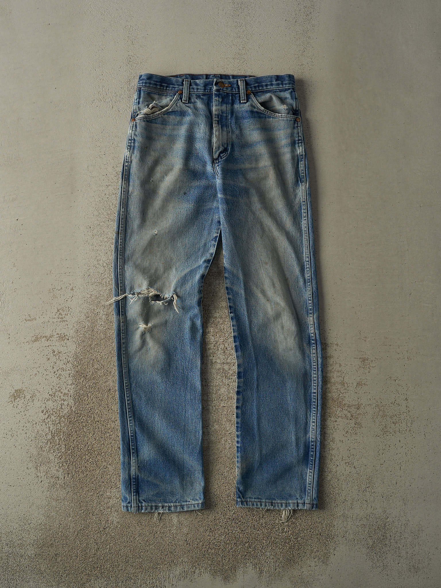 Vintage 80s Light Wash Wrangler Jeans (32x33)