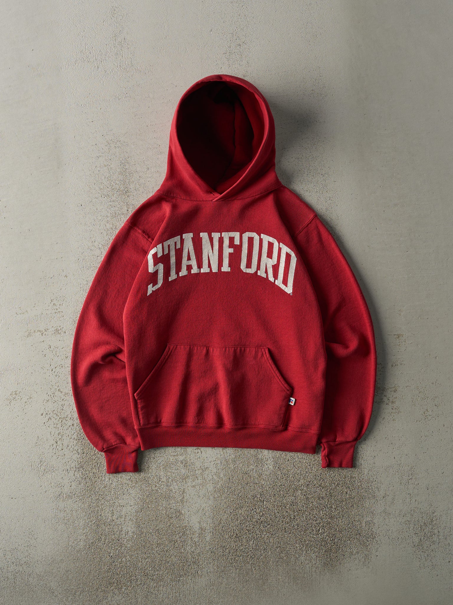 Vintage 90s Red Stanford University Russell Athletic Hoodie (XS/S)