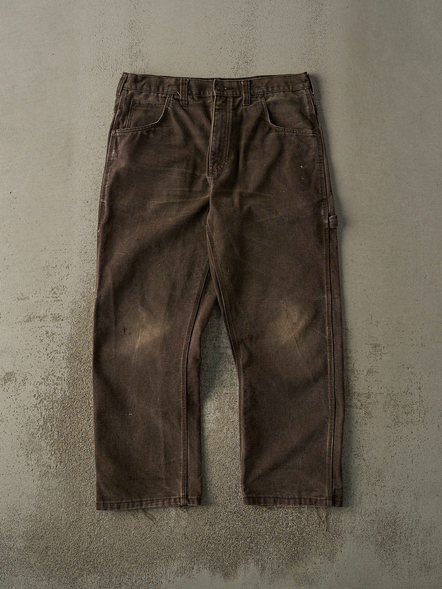 Vintage 90s Brown Work King Carpenter Work Pants (35x29)
