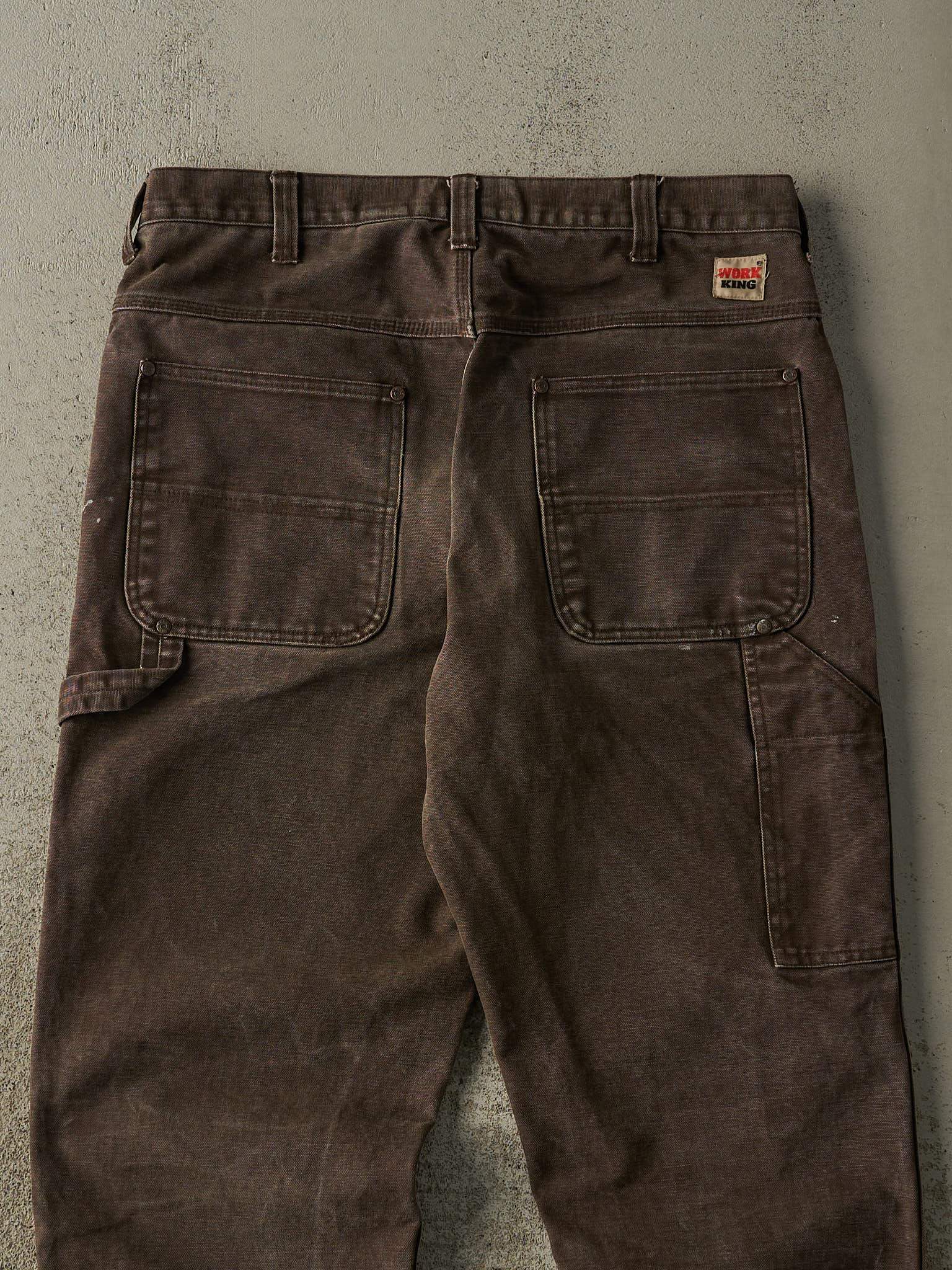 Vintage 90s Brown Work King Carpenter Work Pants (35x29)