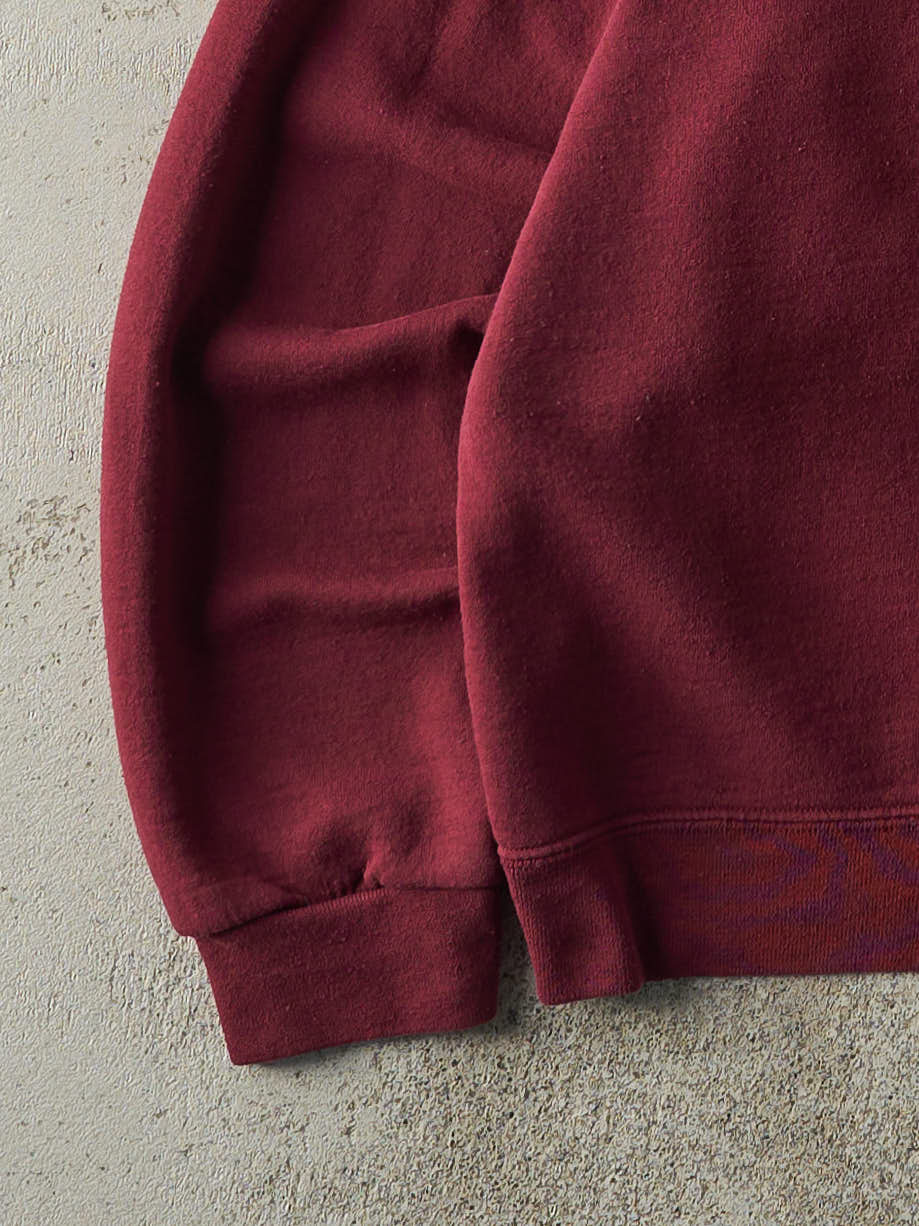 Vintage Y2K Burgundy Harvard University Crewneck (L)