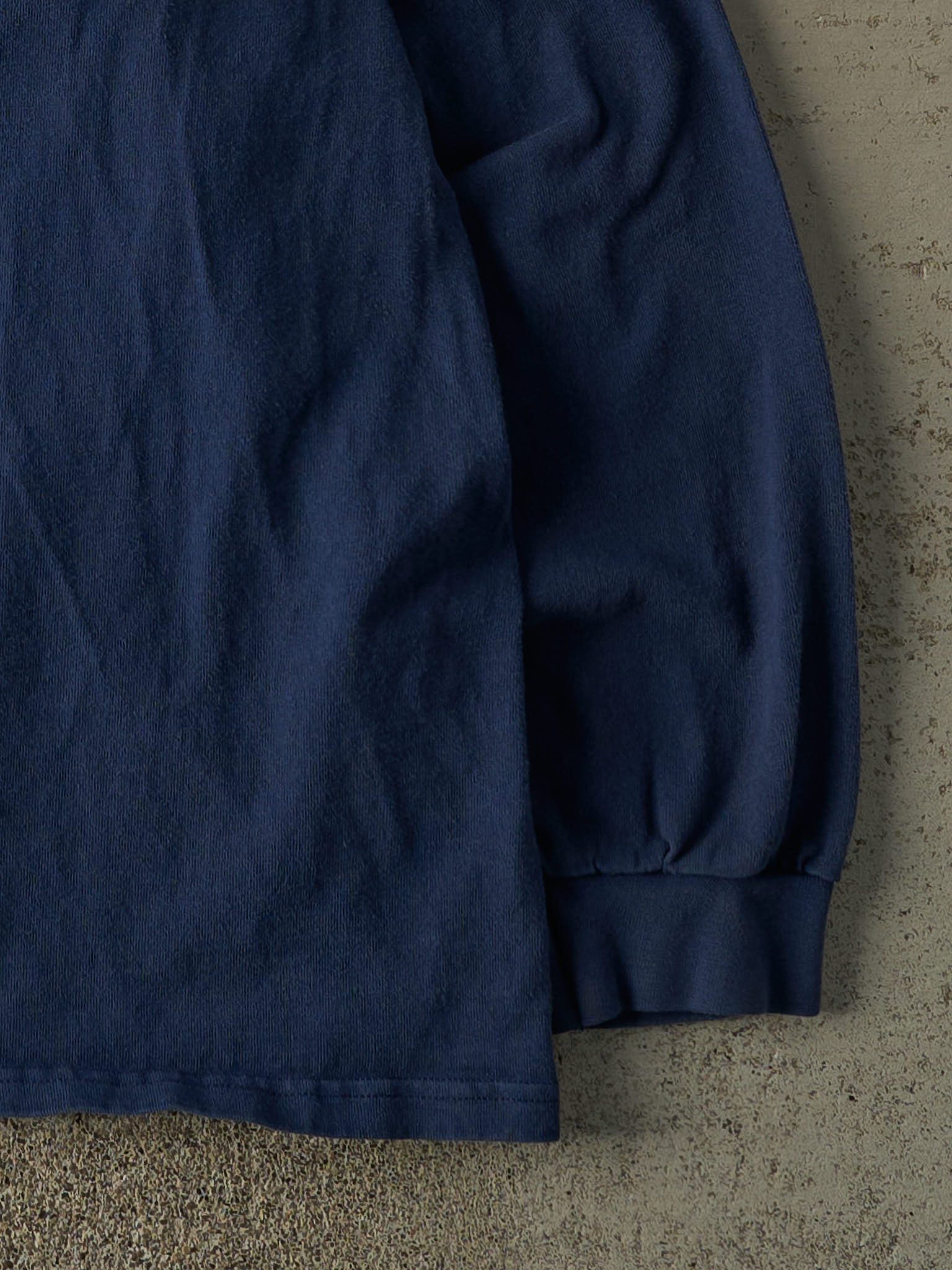 Vintage 90s Navy Blue Nike Turtle Neck Long Sleeve (XL/XXL)