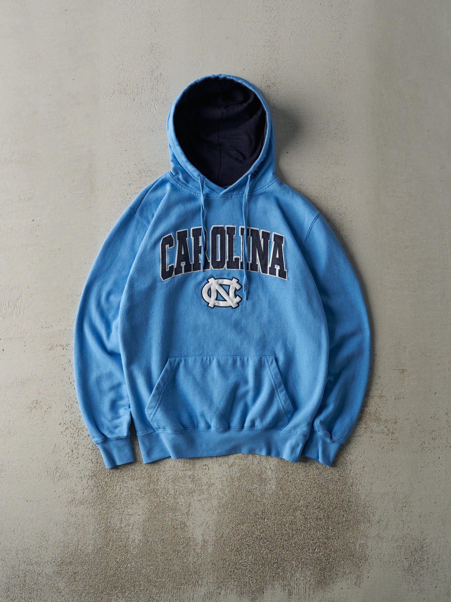 Vintage Y2K Blue University of North Carolina Embroidered Hoodie (S/M)