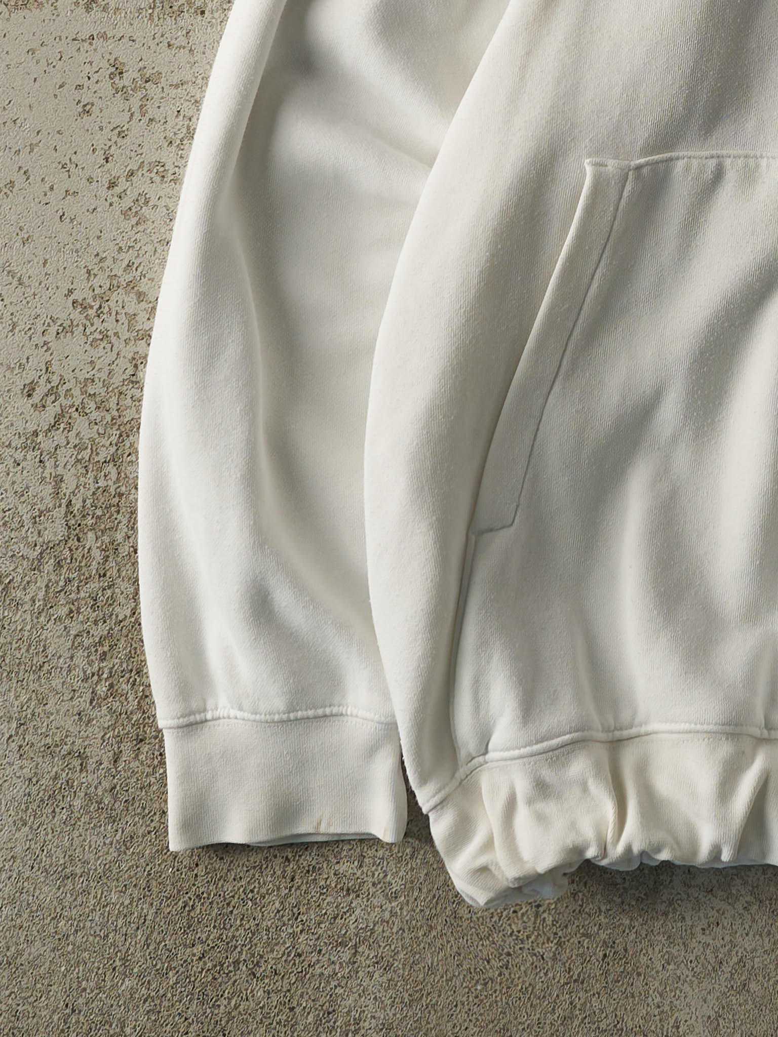 Vintage Y2K White Nike Logo Embroidered Hoodie (XL/XXL)