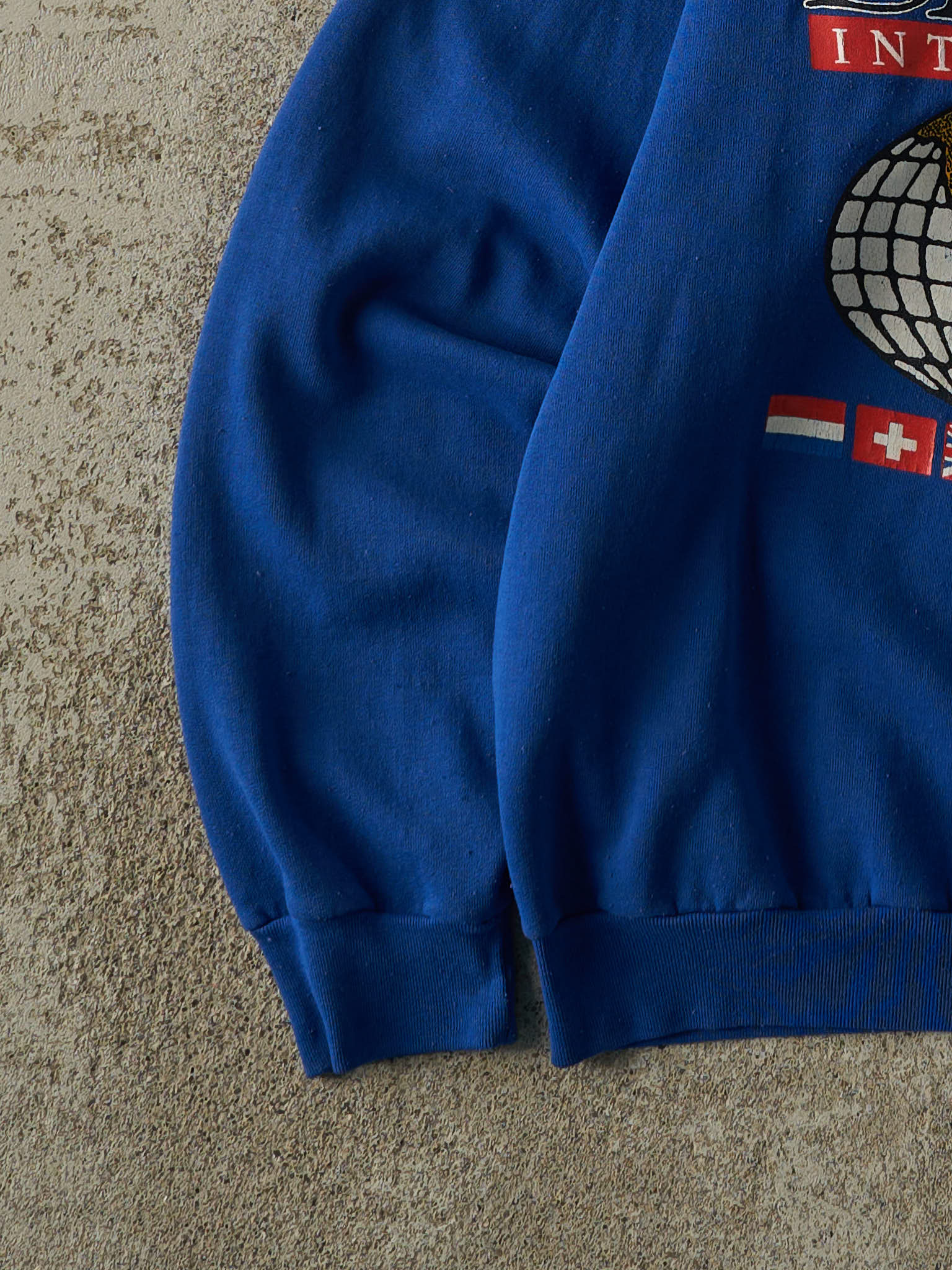 Vintage 80s Blue Brooks Boxy Crewneck (M)