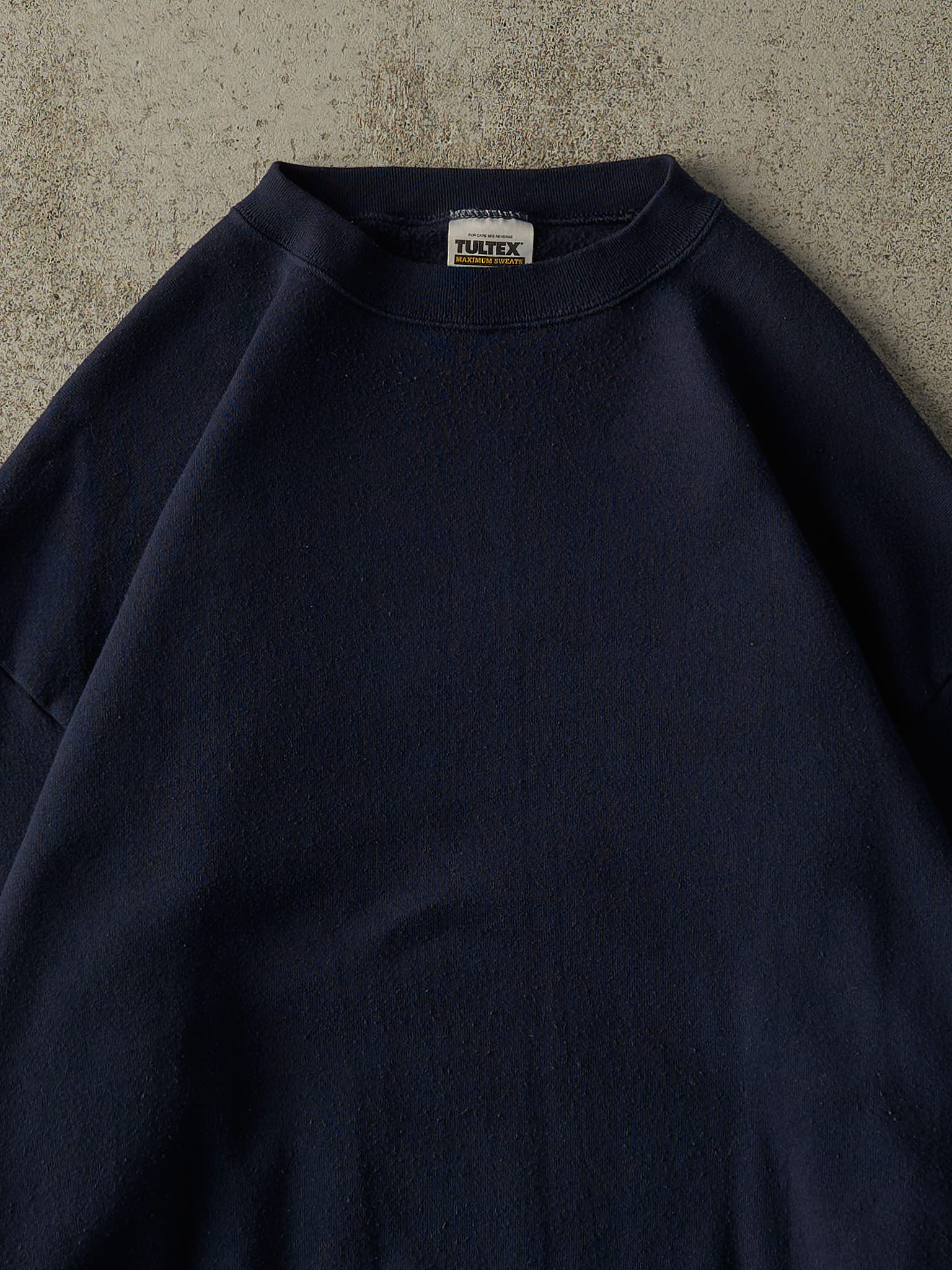 Vintage 90s Navy Blue Blank Crewneck (XXL)