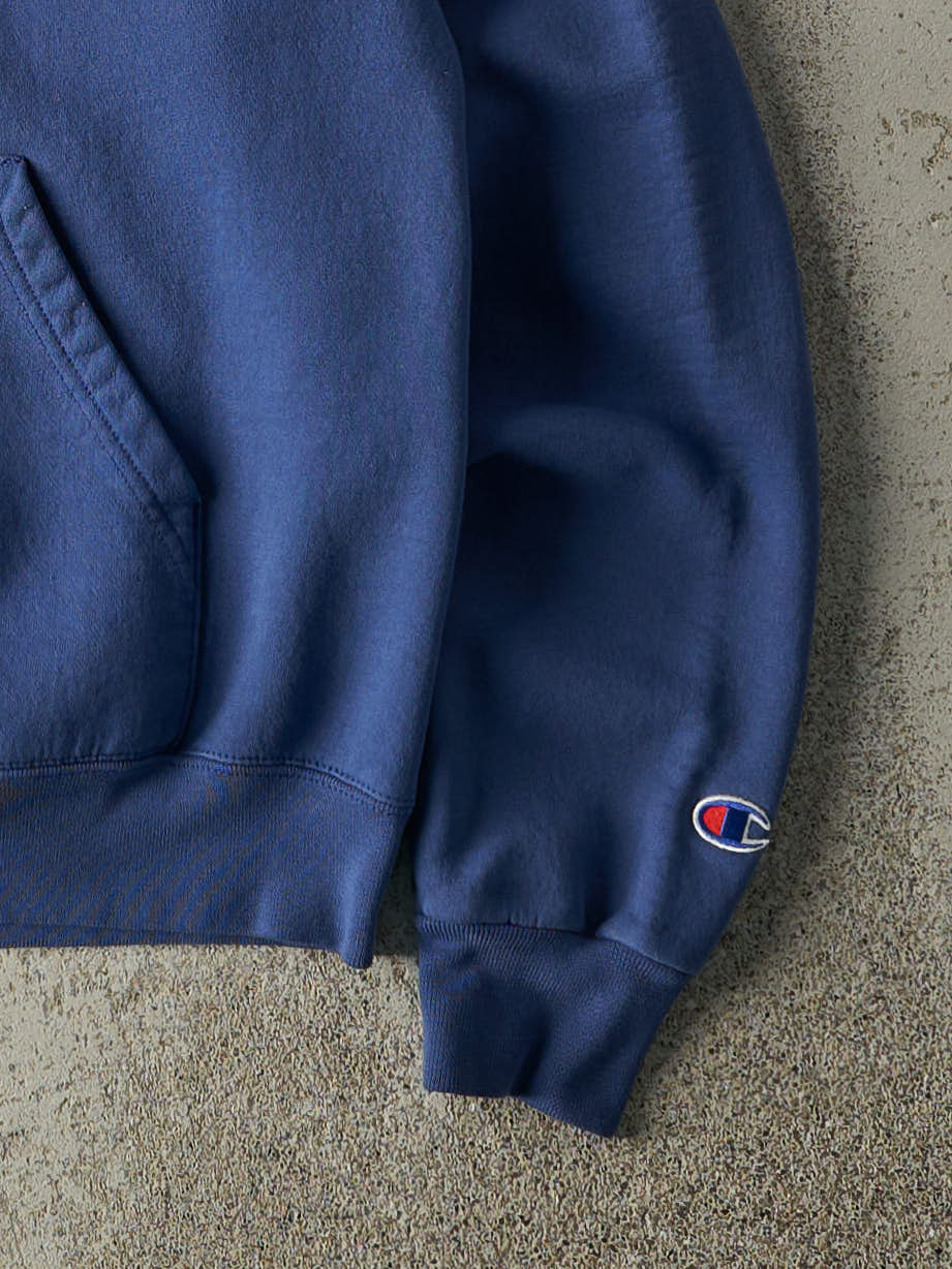 Vintage Y2K Blue Embroidered Pepperdine University Hoodie (S)