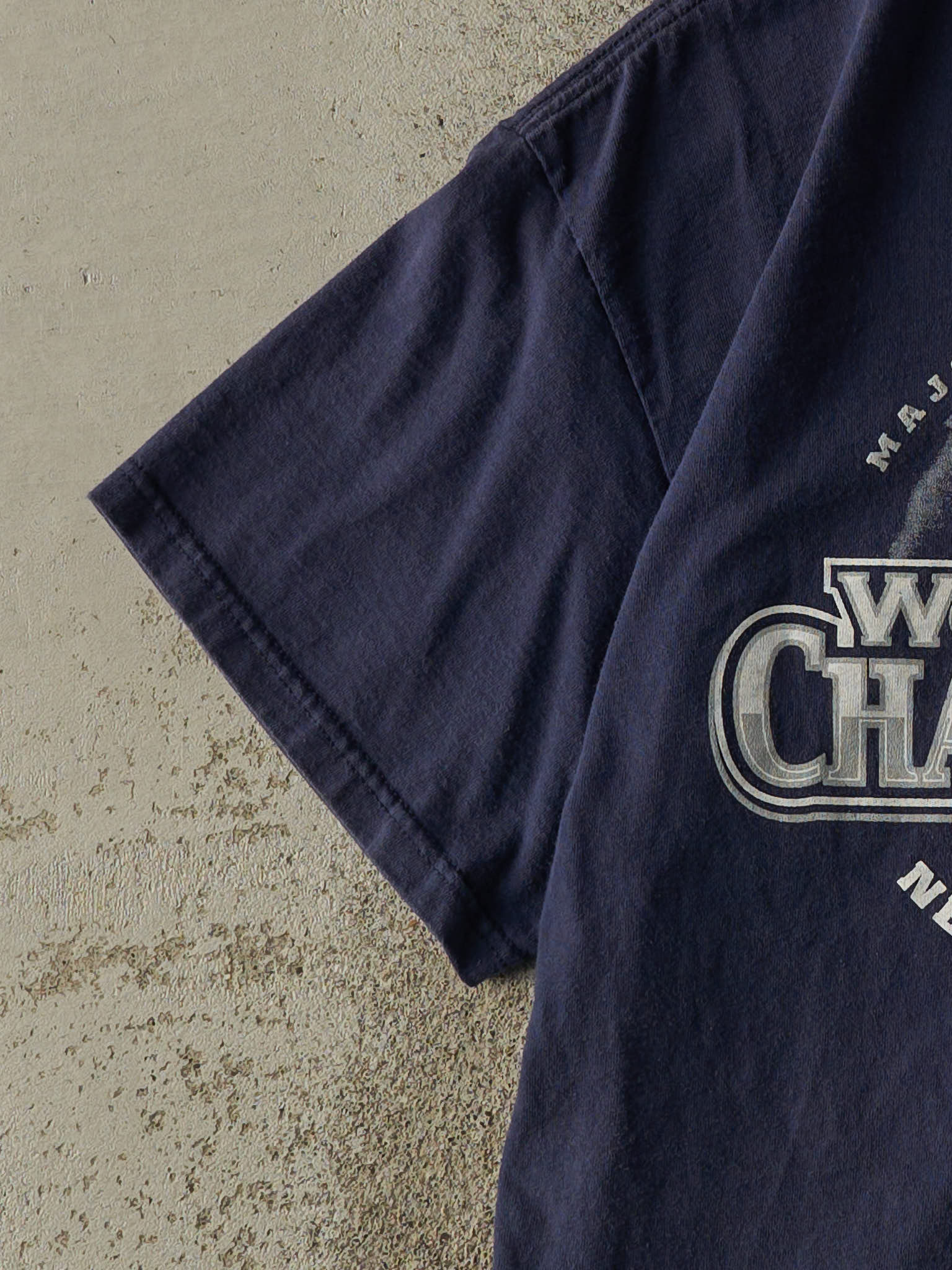 Vintage 09' Navy Blue New York Yankees World Series Champions Tee (M/L)
