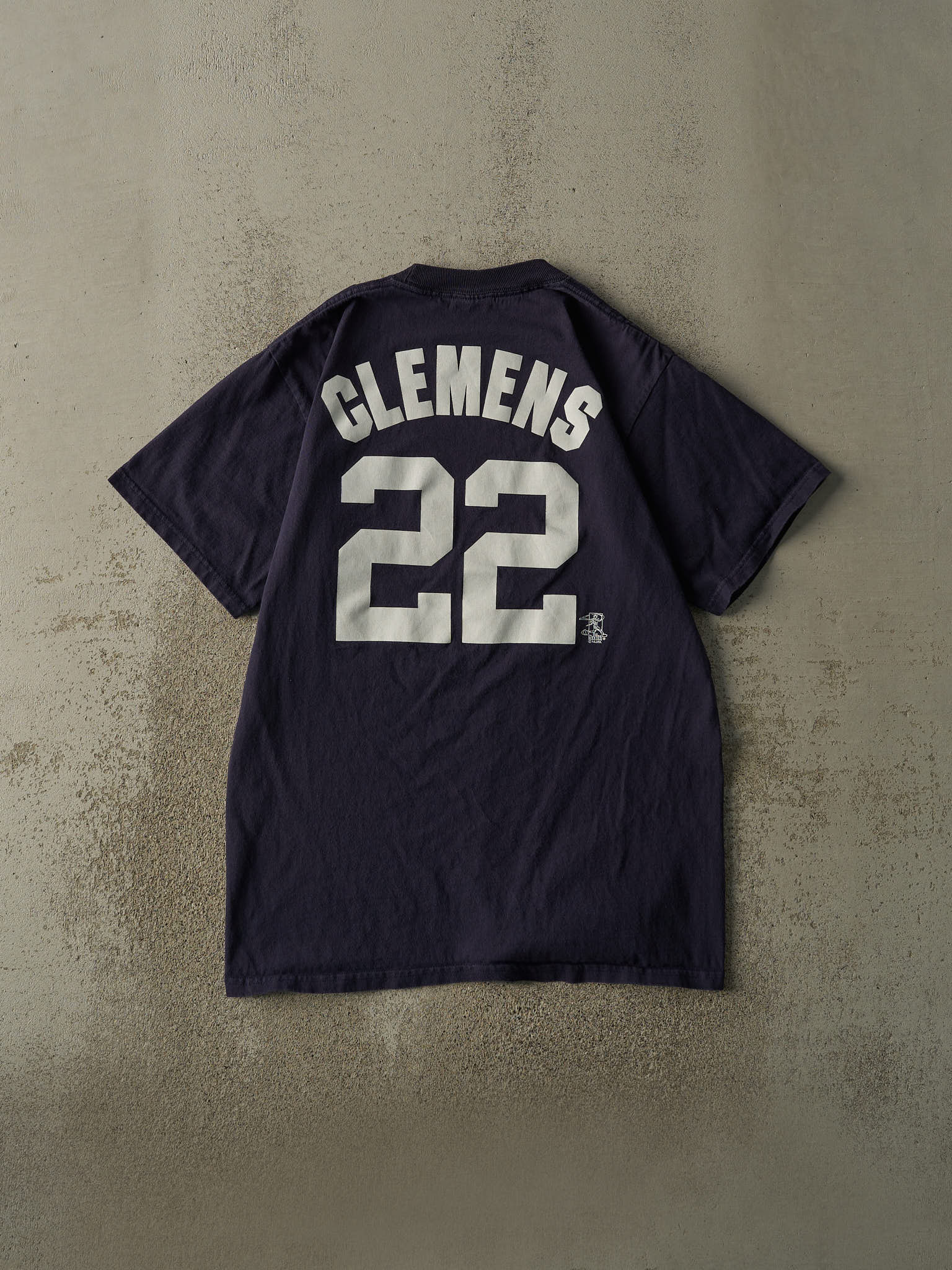 Vintage Y2K Navy Blue New York Yankees #22 Roger Clemens Tee (M/L)