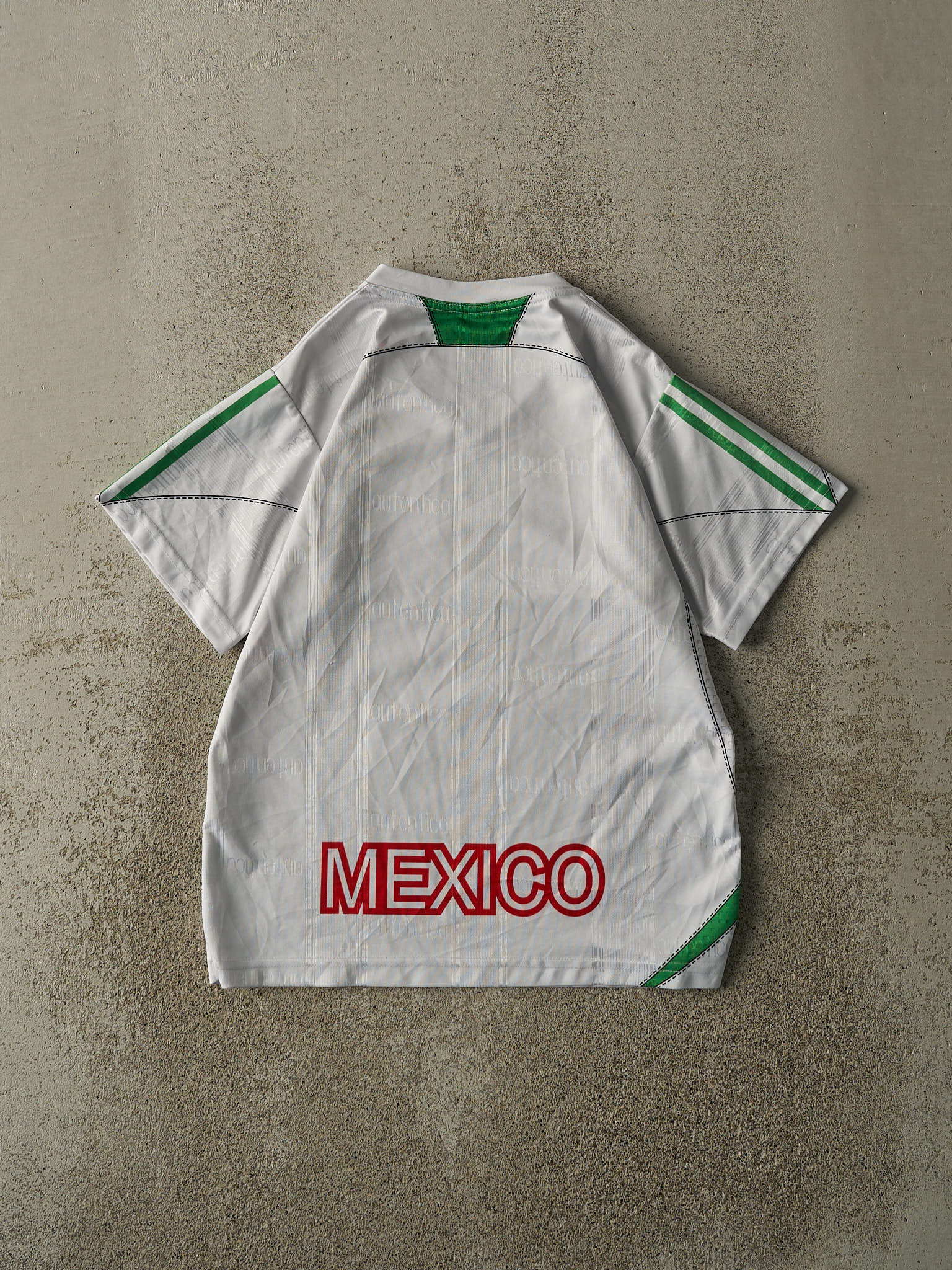 Vintage Y2K White Mexico Soccer Jersey (XS/S)