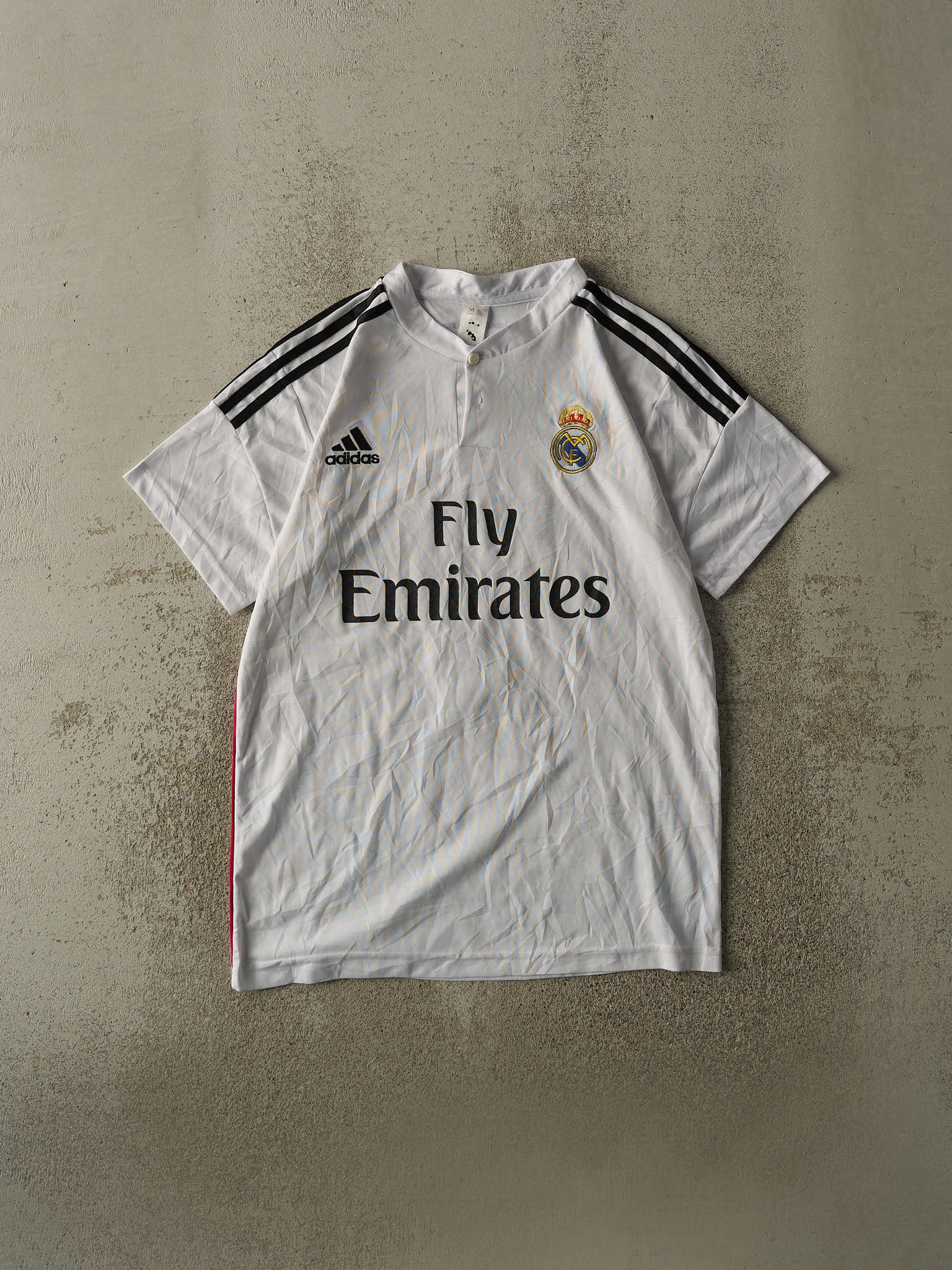 Vintage Y2K White Real Madrid #7 Christiano Ronaldo Soccer Jersey (S/M)
