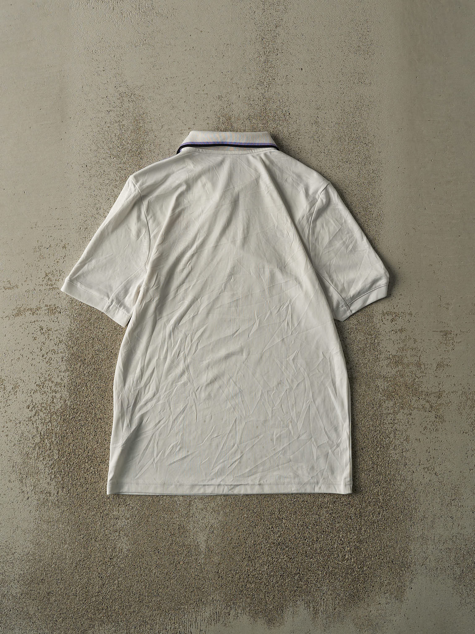 Vintage Y2K White Real Madrid Soccer Jersey (S/M)