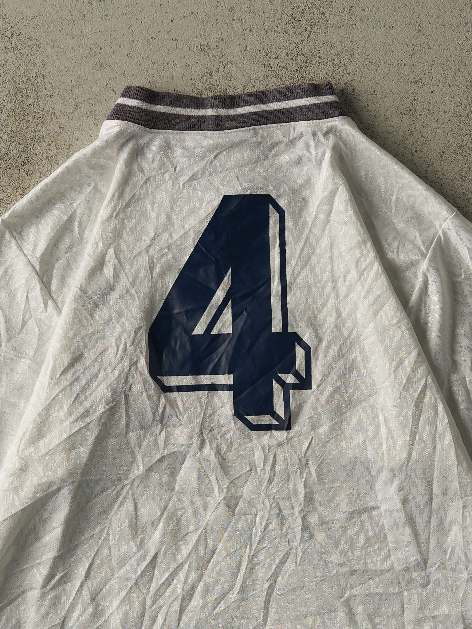 Vintage Y2K White Reebok Millennium #4 Soccer Jersey (M)