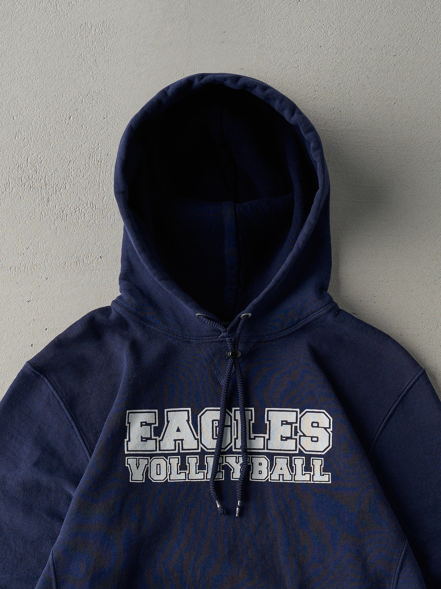 Vintage Y2K Navy Russell Athletics Eagles Volleyball Hoodie (M)