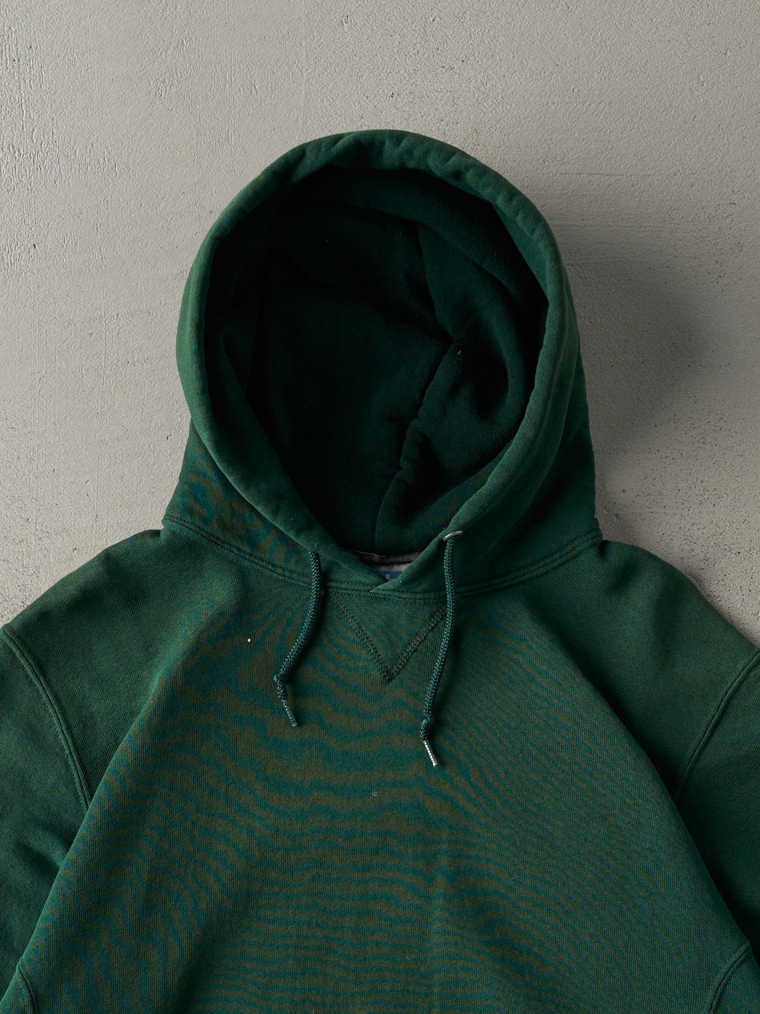 Vintage Y2K Forest Green Russell Athletics Blank Hoodie (M)