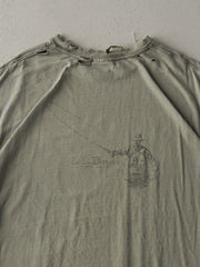 Vintage 90s Washed Green LL Bean Logo Tee (XL)