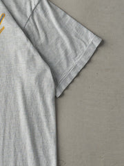 Vintage 90s Heather Grey Mayfield Athletics Single Stitch Tee (L)