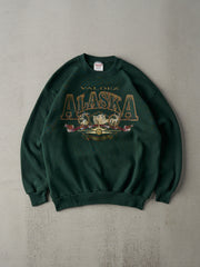 Vintage 90s Forest Green Alaska Crewneck (M)