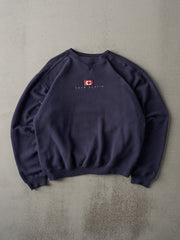 Vintage Y2K Navy Blue Nova Scotia Embroidered Crewneck (M)