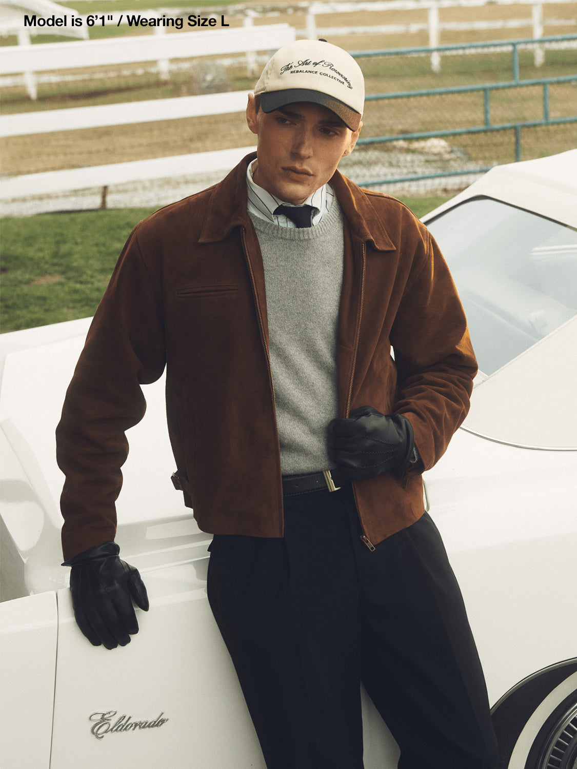 Everyday Boxy Leather Jacket - Suede