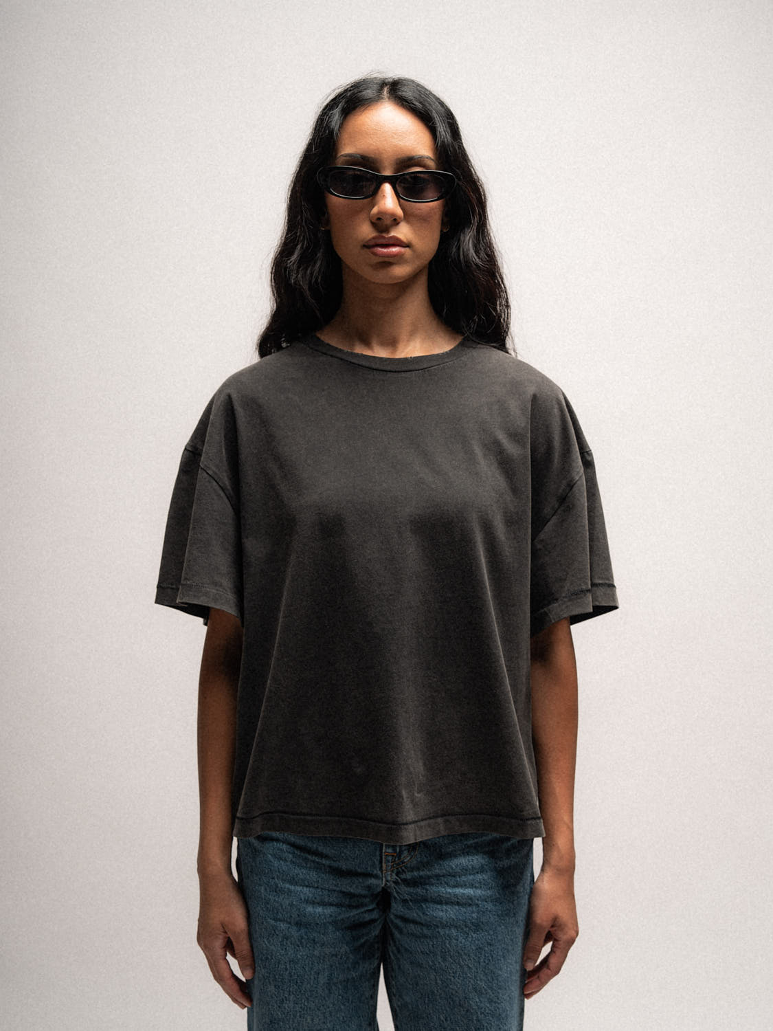 Everyday Boxy Tee – Jet Black