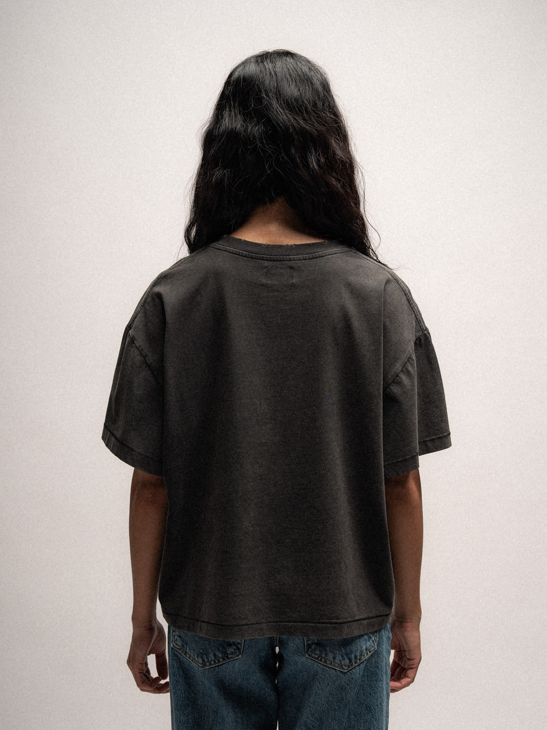 Everyday Boxy Tee – Jet Black