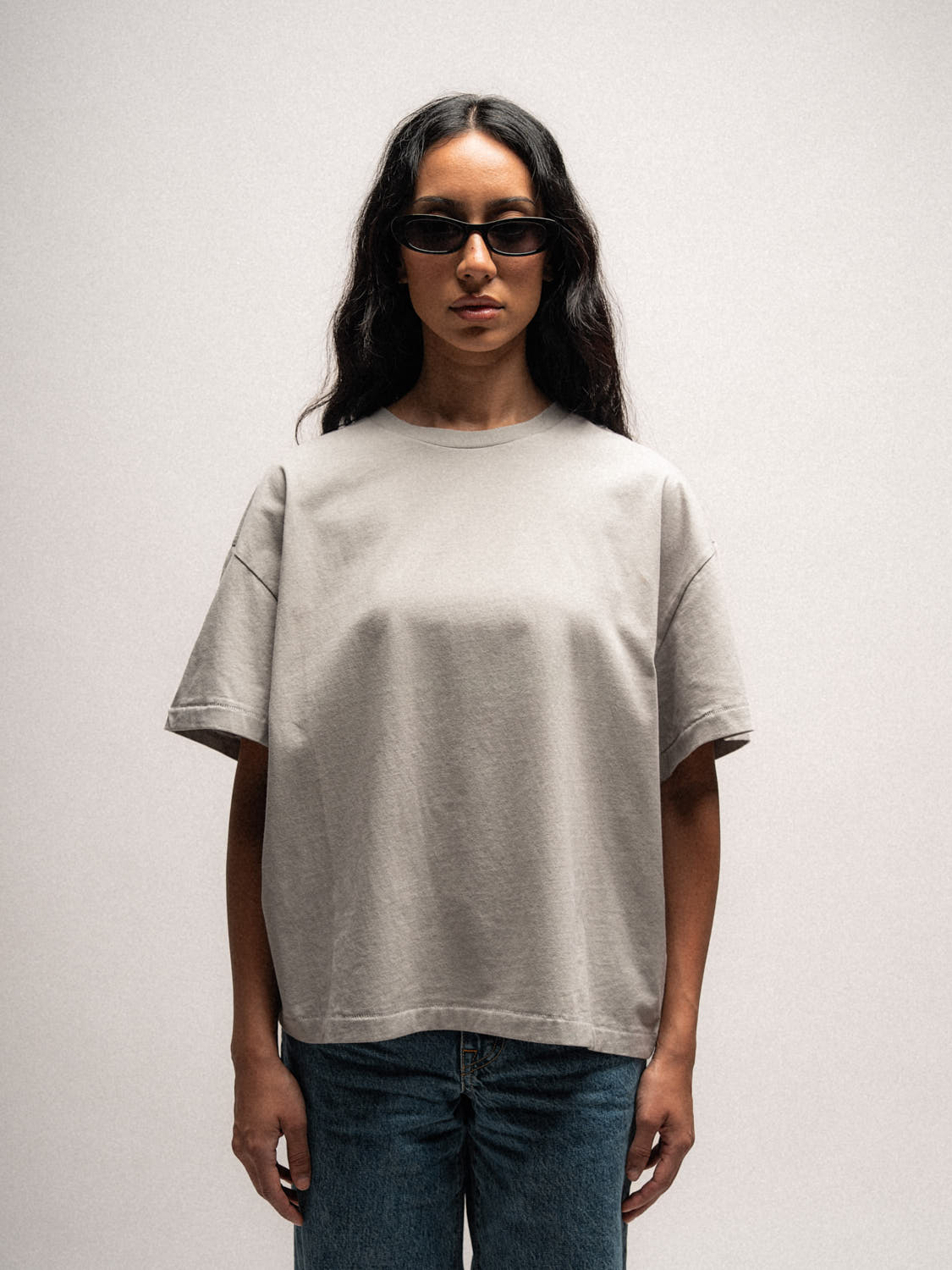 Everyday Boxy Tee – Clay Grey