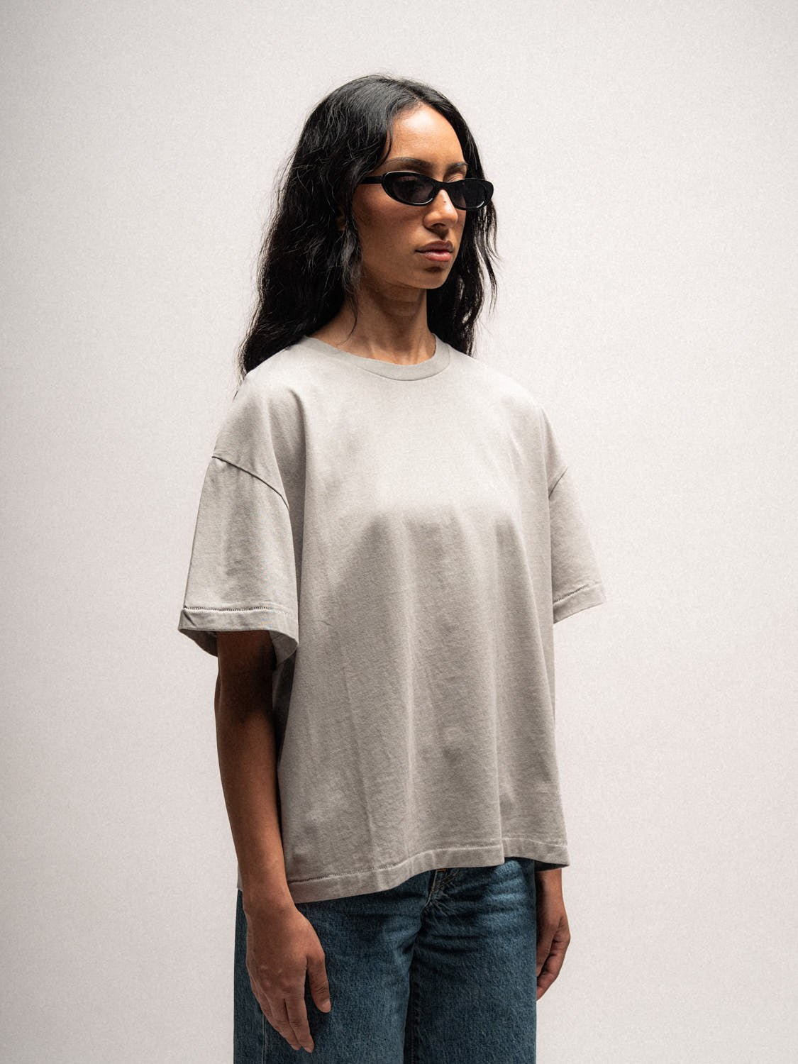 Everyday Boxy Tee – Clay Grey