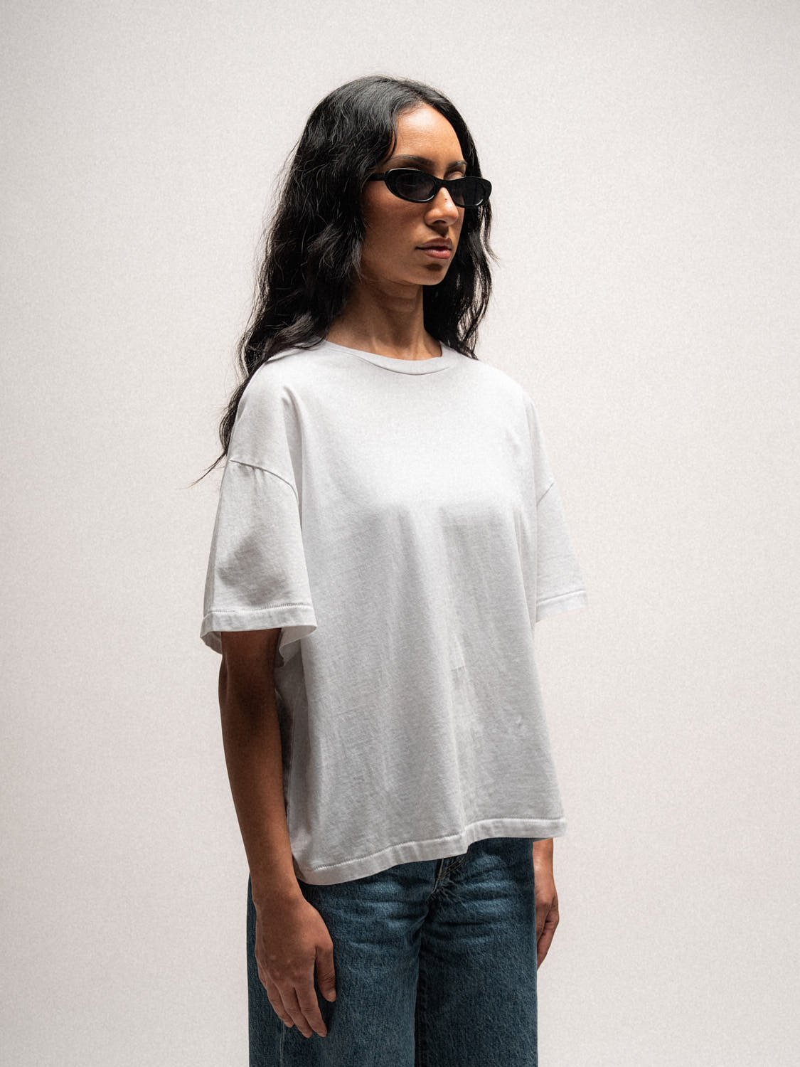 Everyday Boxy Tee – White