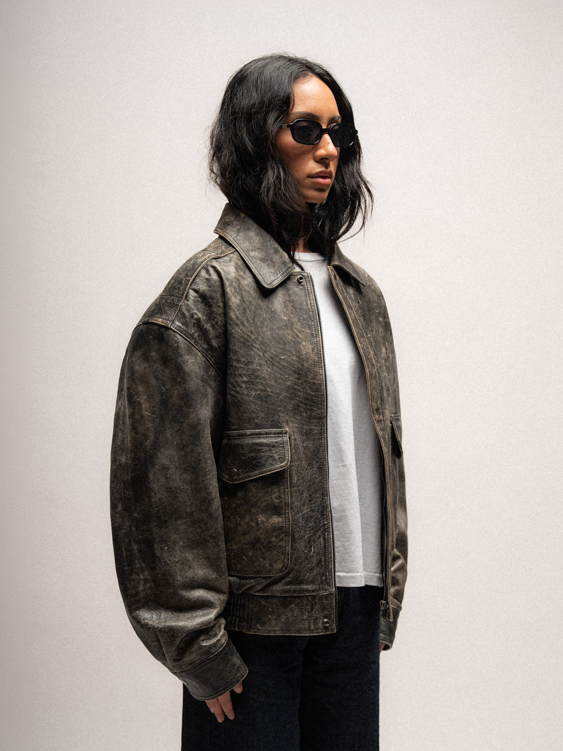 The Aviator Jacket - Jet Black