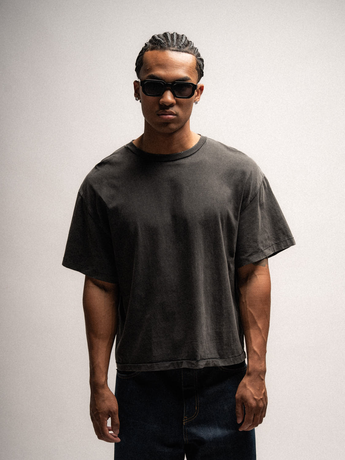 Everyday Boxy Tee – Jet Black