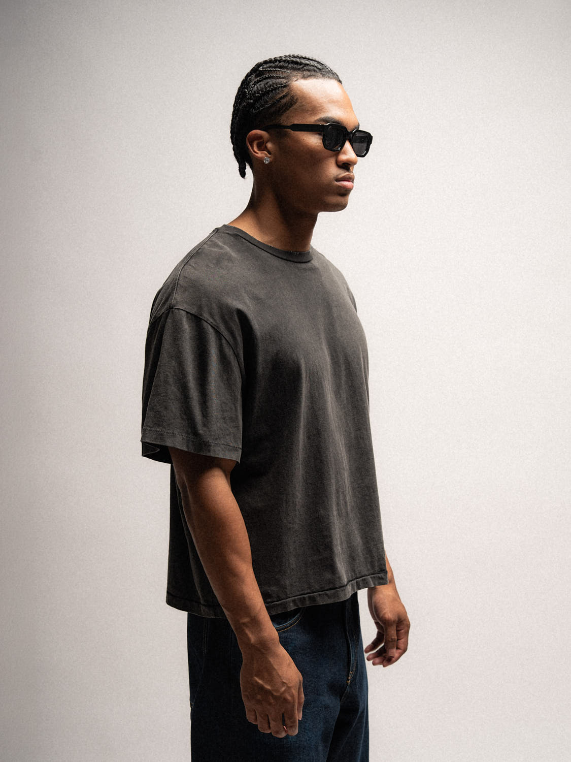 Everyday Boxy Tee – Jet Black